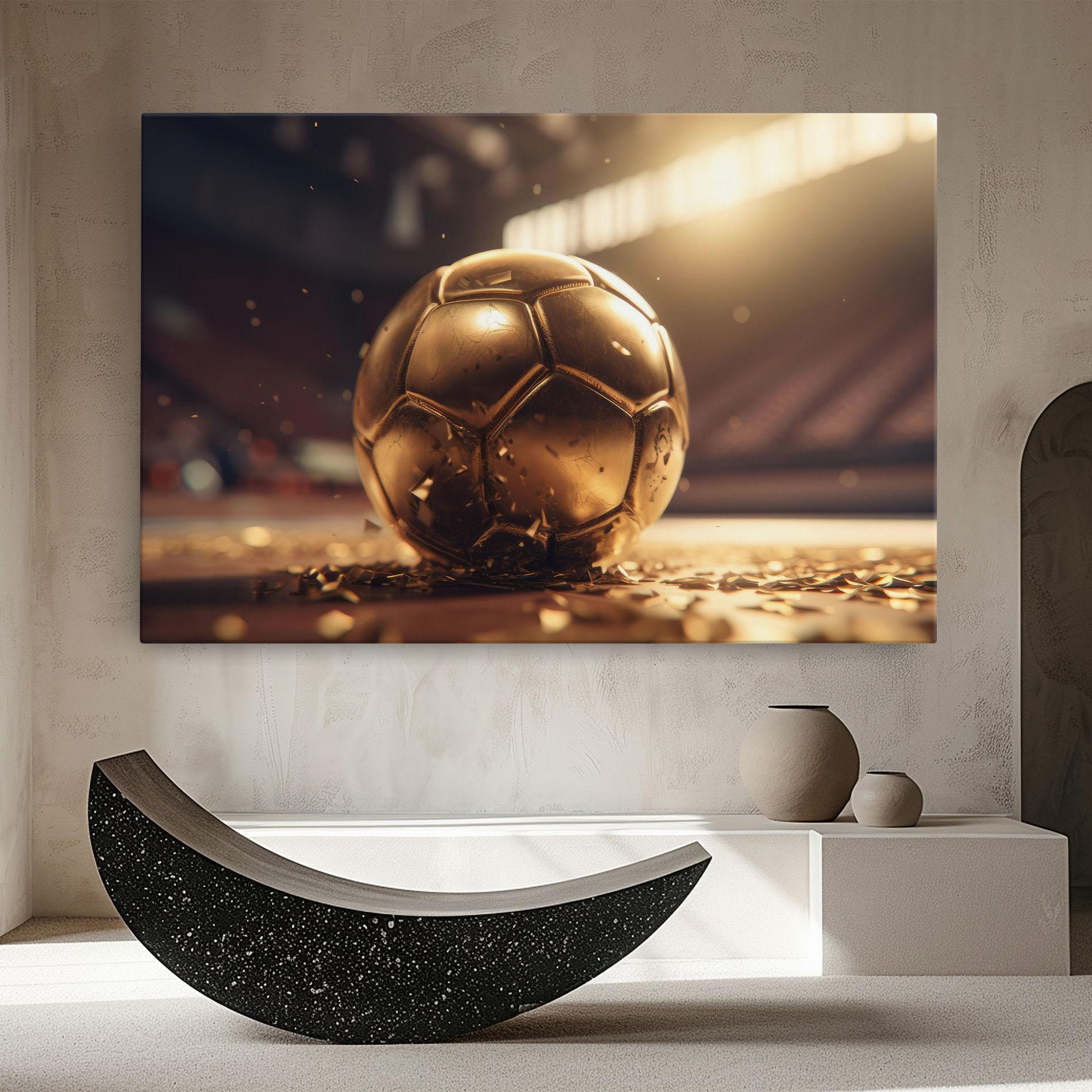 Vászonkép Award For Football mockup 8
