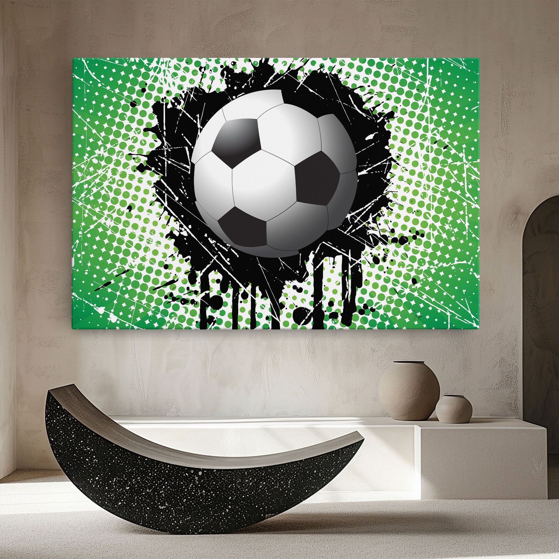Green Black Football mockup 8