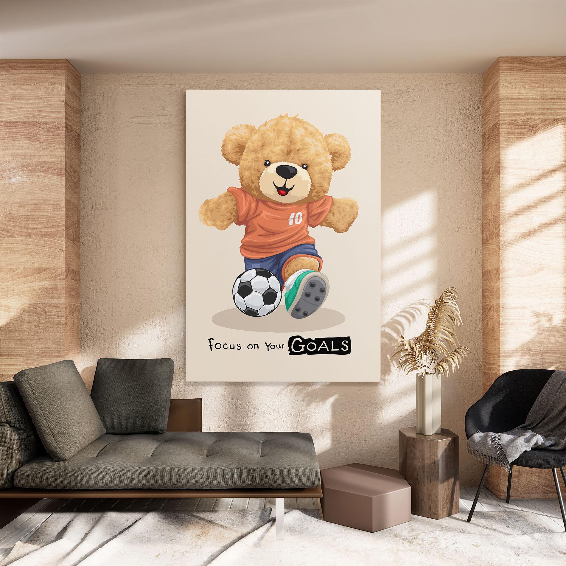 Vászonkép Goals Focus mockup 8