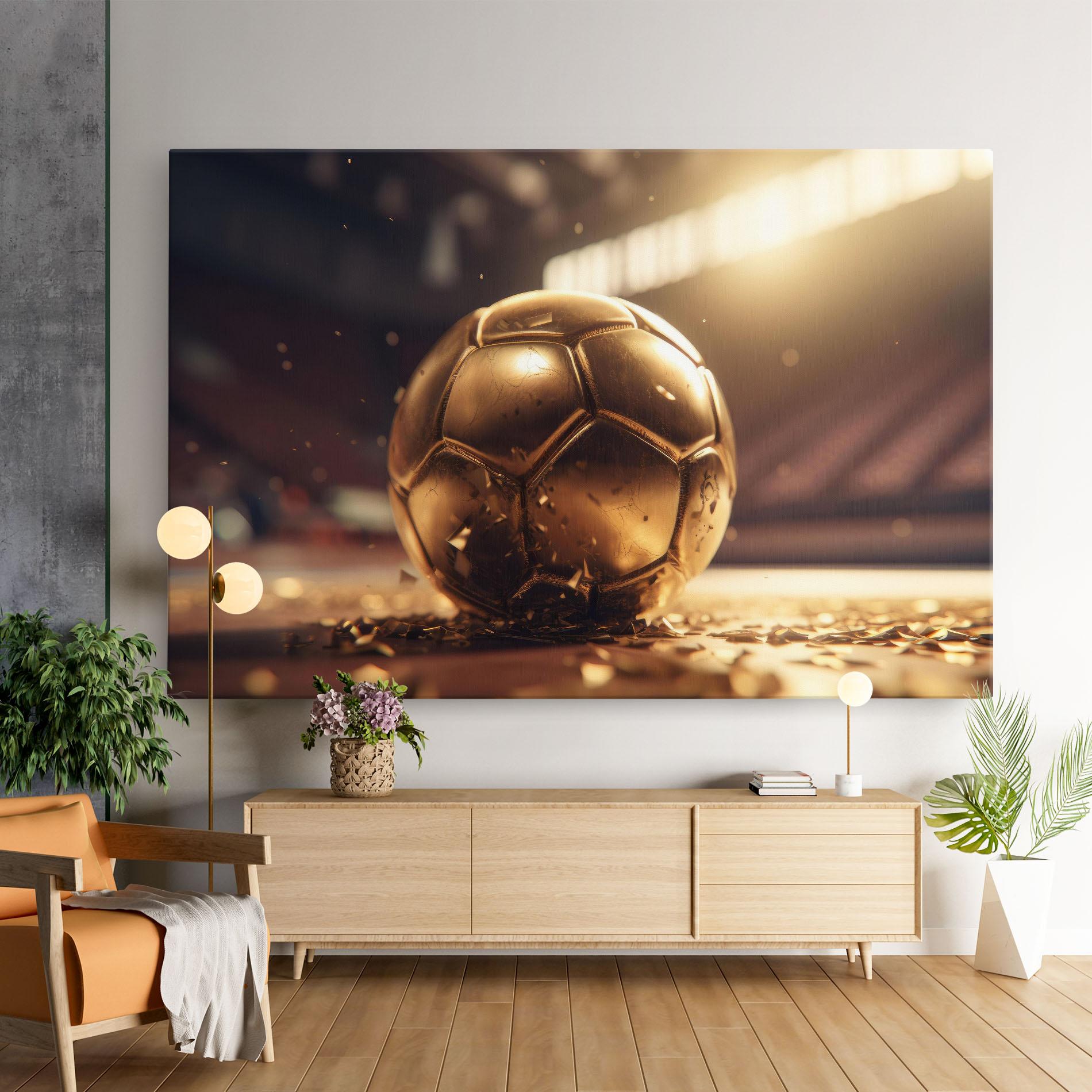 Vászonkép Award For Football mockup 9