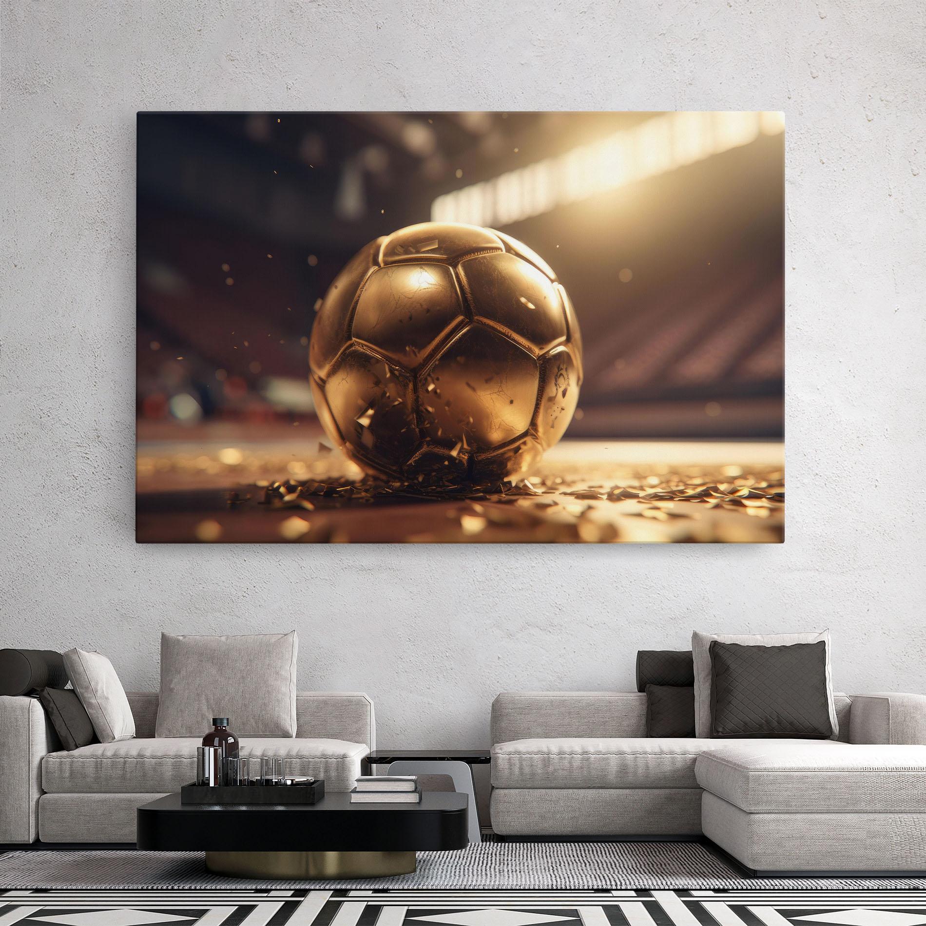 Vászonkép Award For Football mockup 2