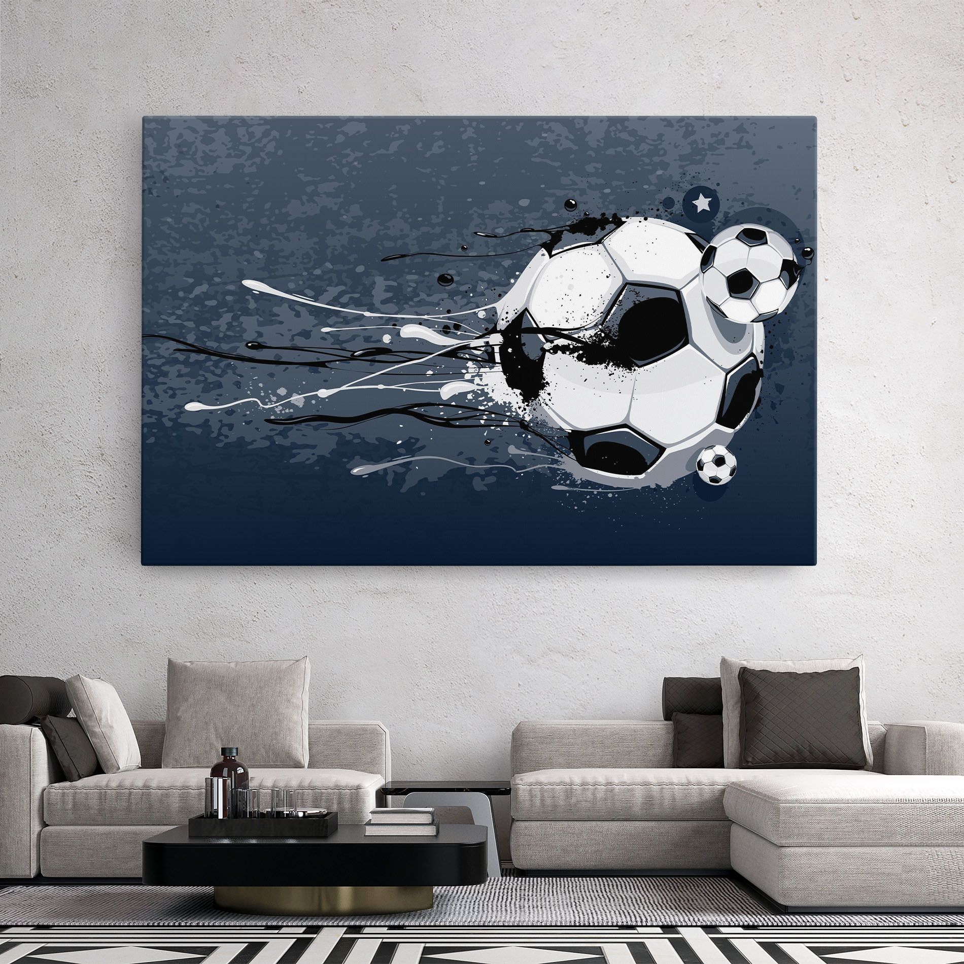 Blue Football mockup 2