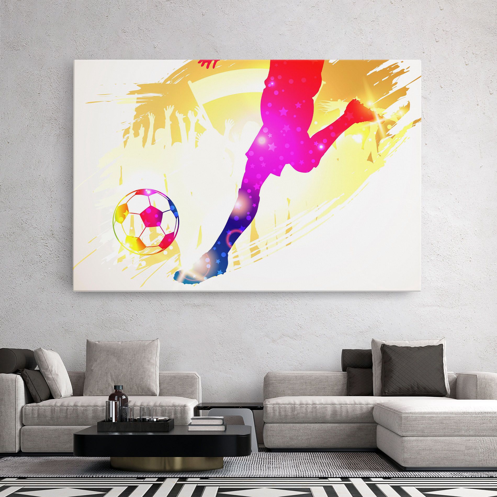 Football Gold Art mockup 2