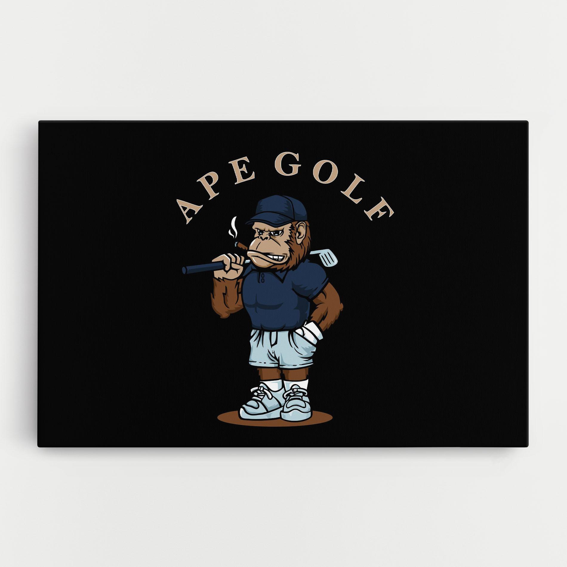 Vászonkép Ape Golf mockup 0