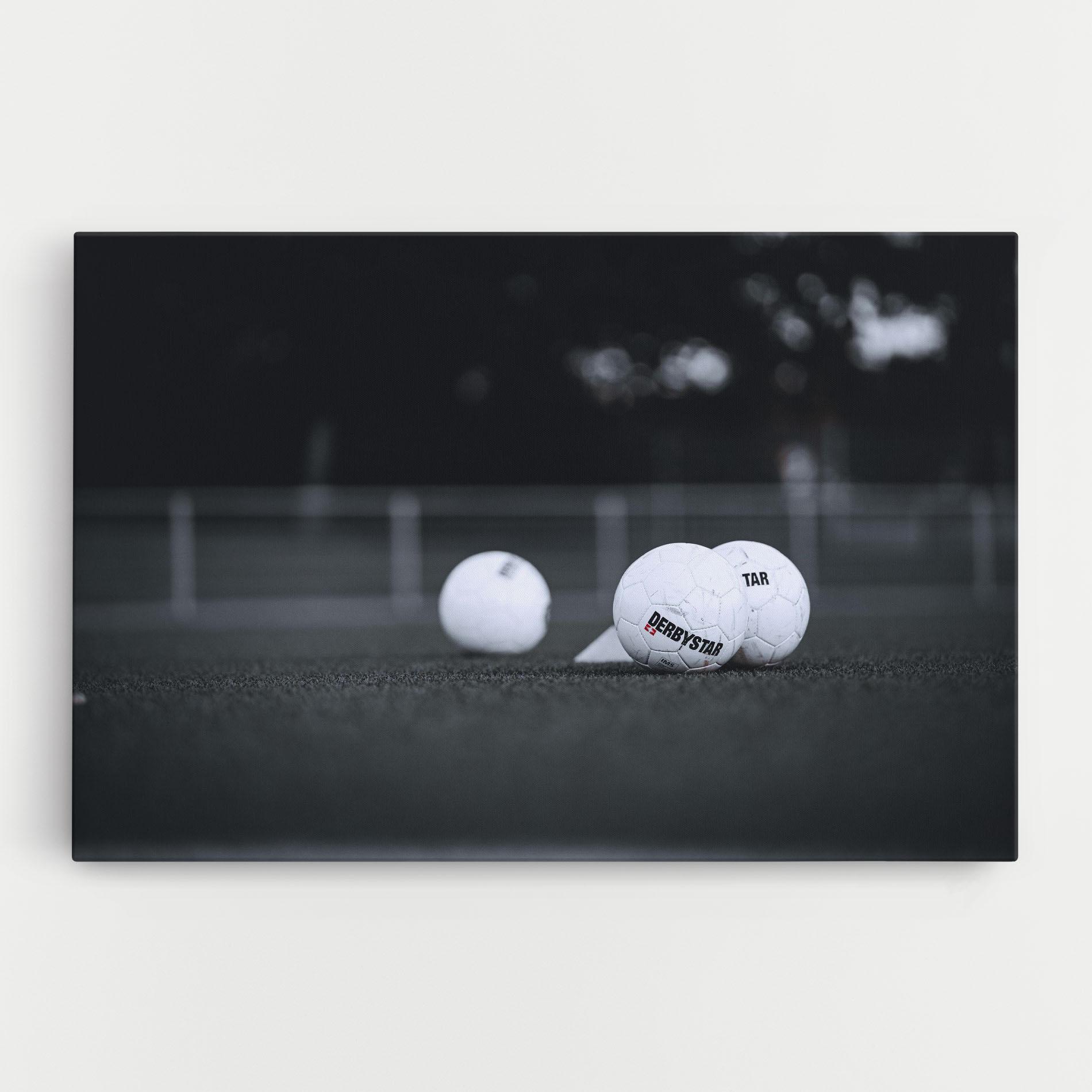 Vászonkép Golf Ball On Grey mockup 0