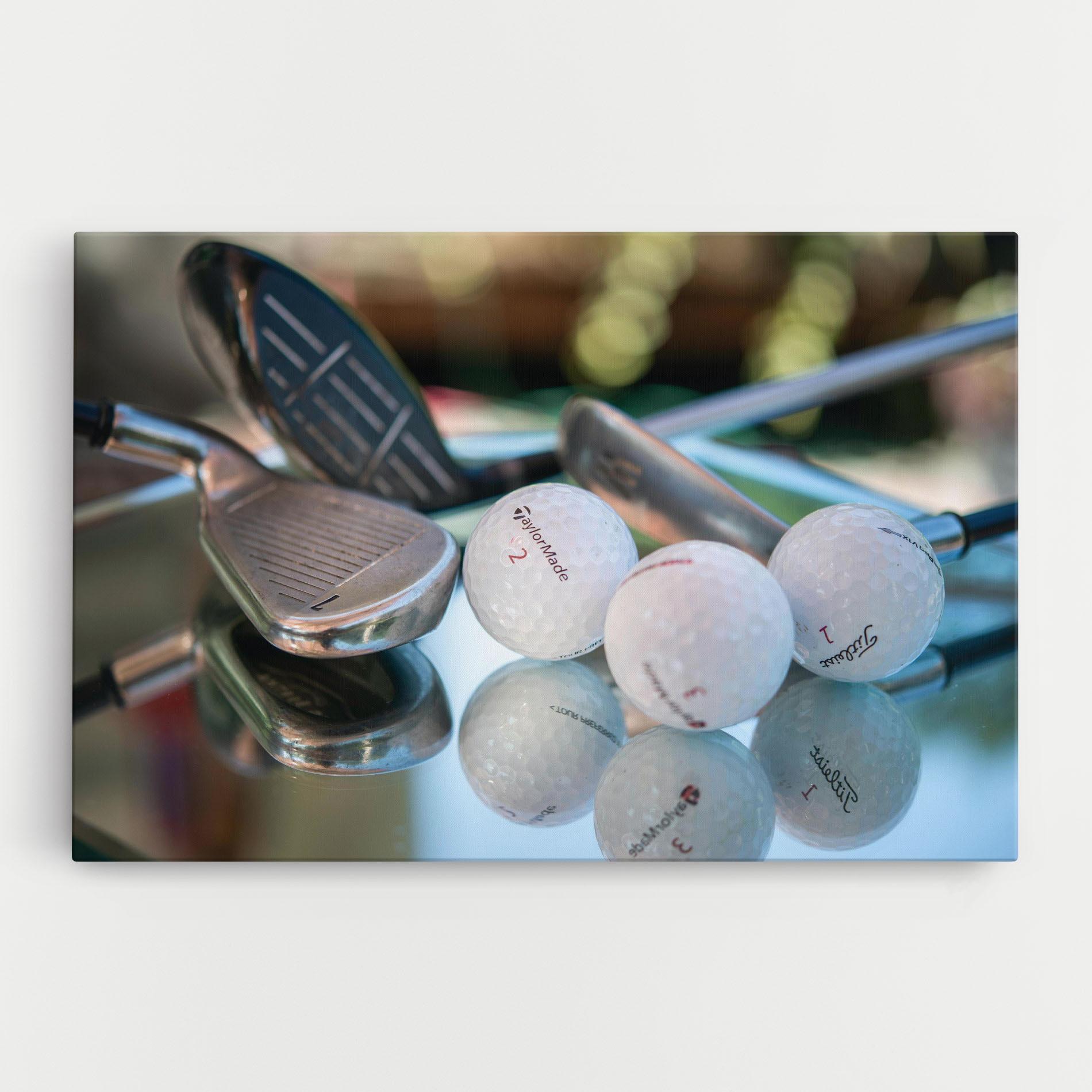 Vászonkép Golf Balls Set mockup 0
