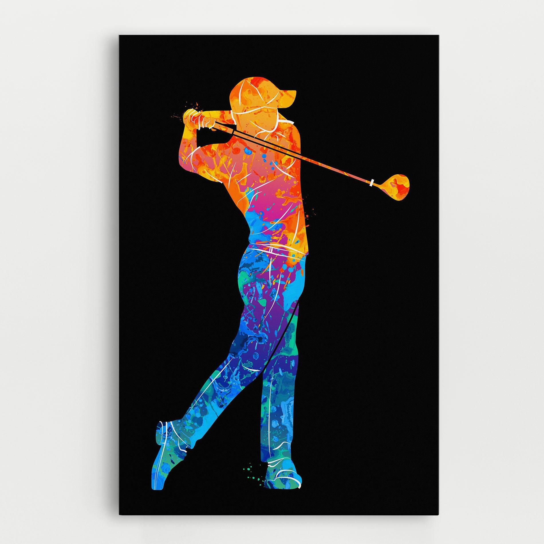 Vászonkép Color Mix Golf mockup 0