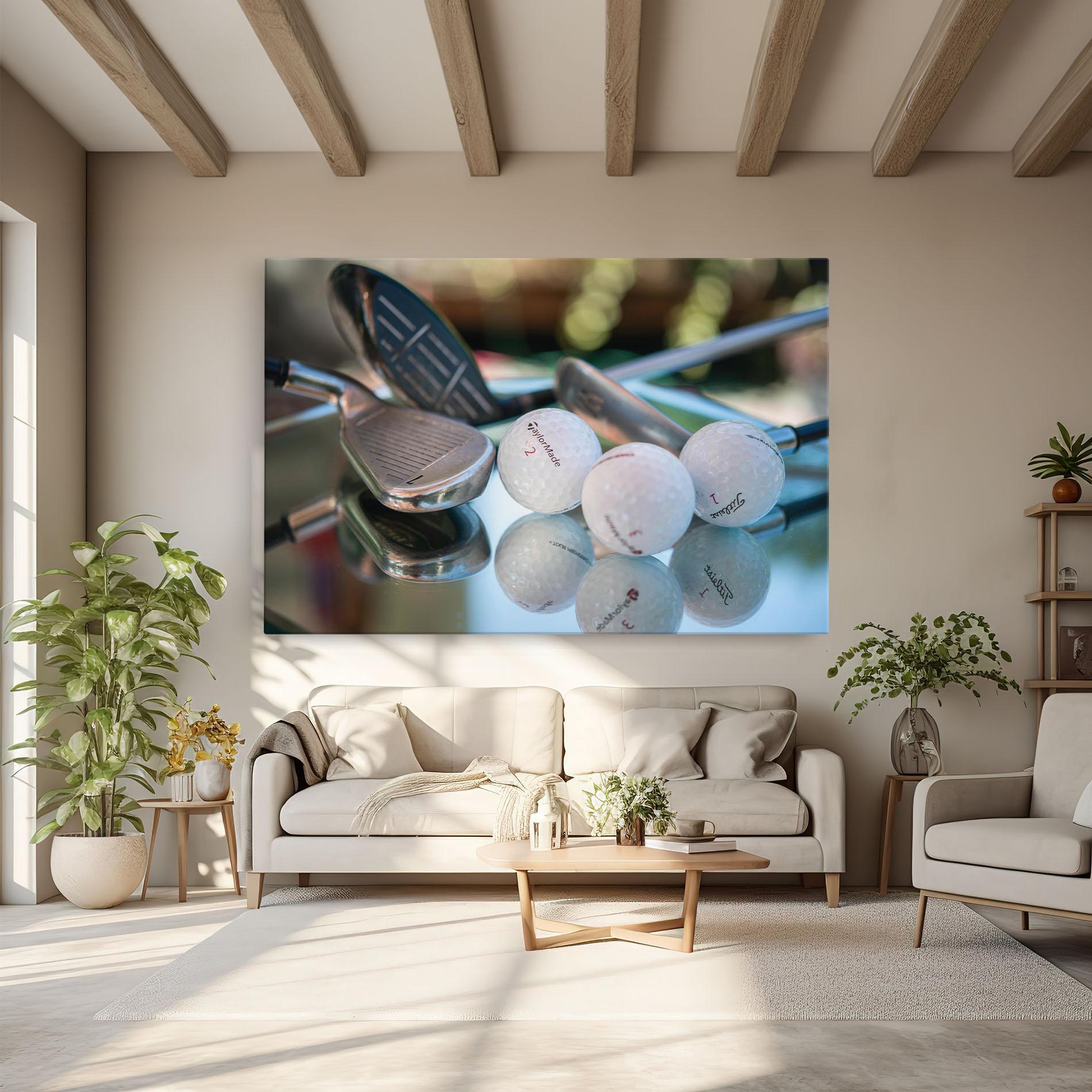 Vászonkép Golf Balls Set mockup 6