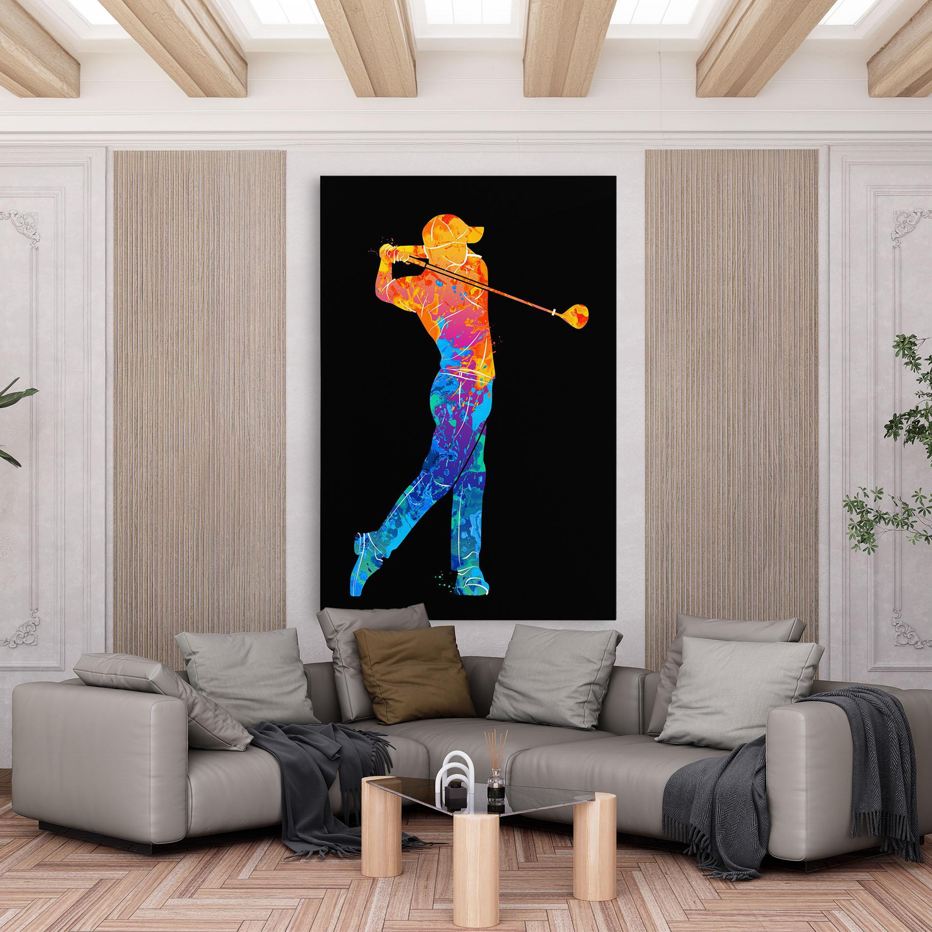 Vászonkép Color Mix Golf mockup 6