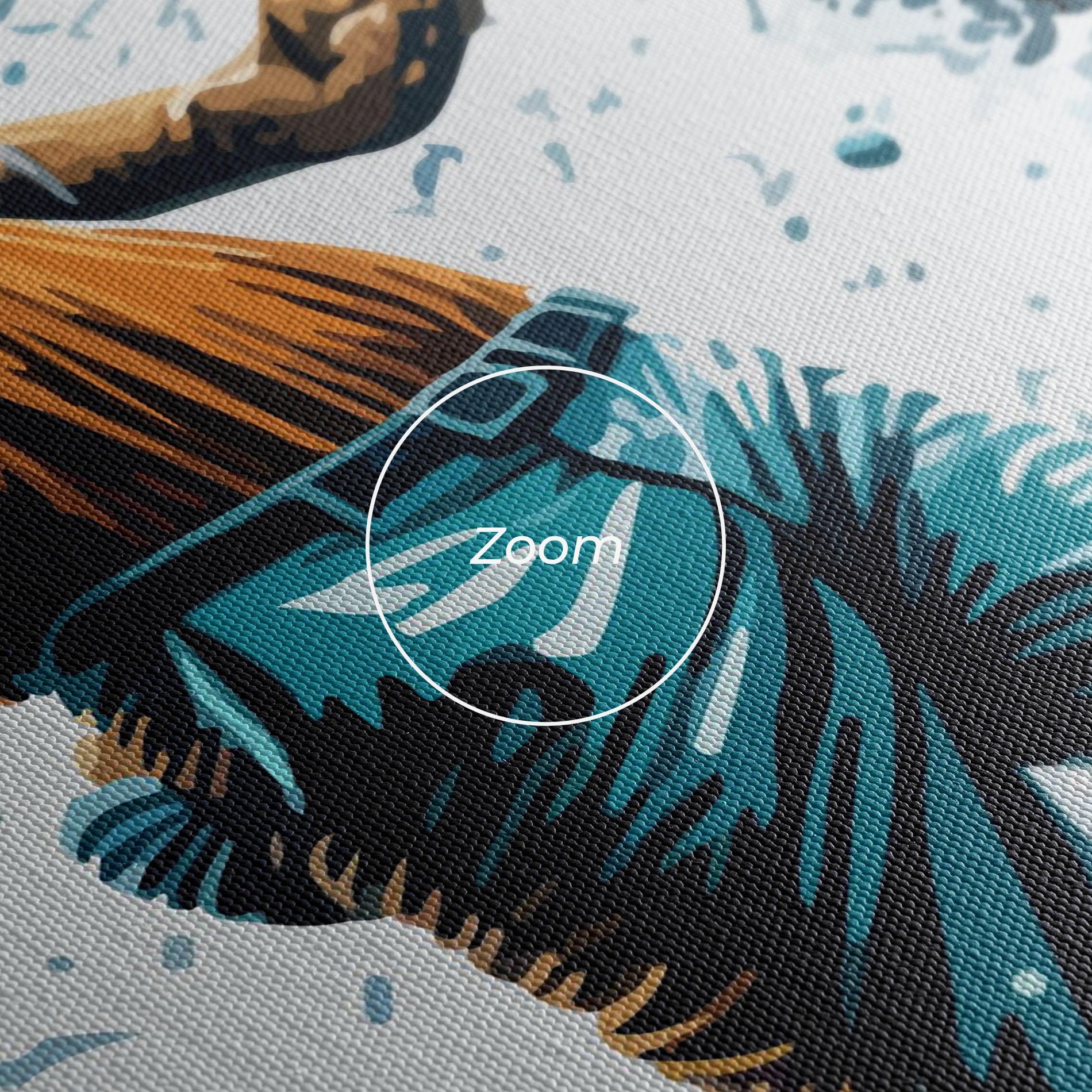 Vászonkép Golf On Grey mockup 3