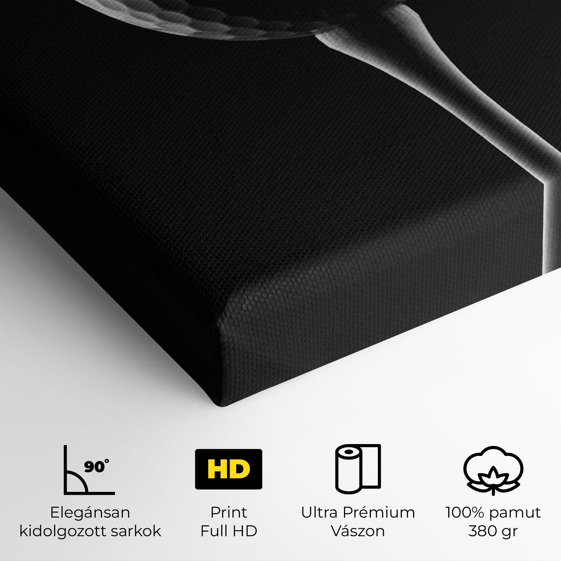 Vászonkép Golf Ball Black mockup 4