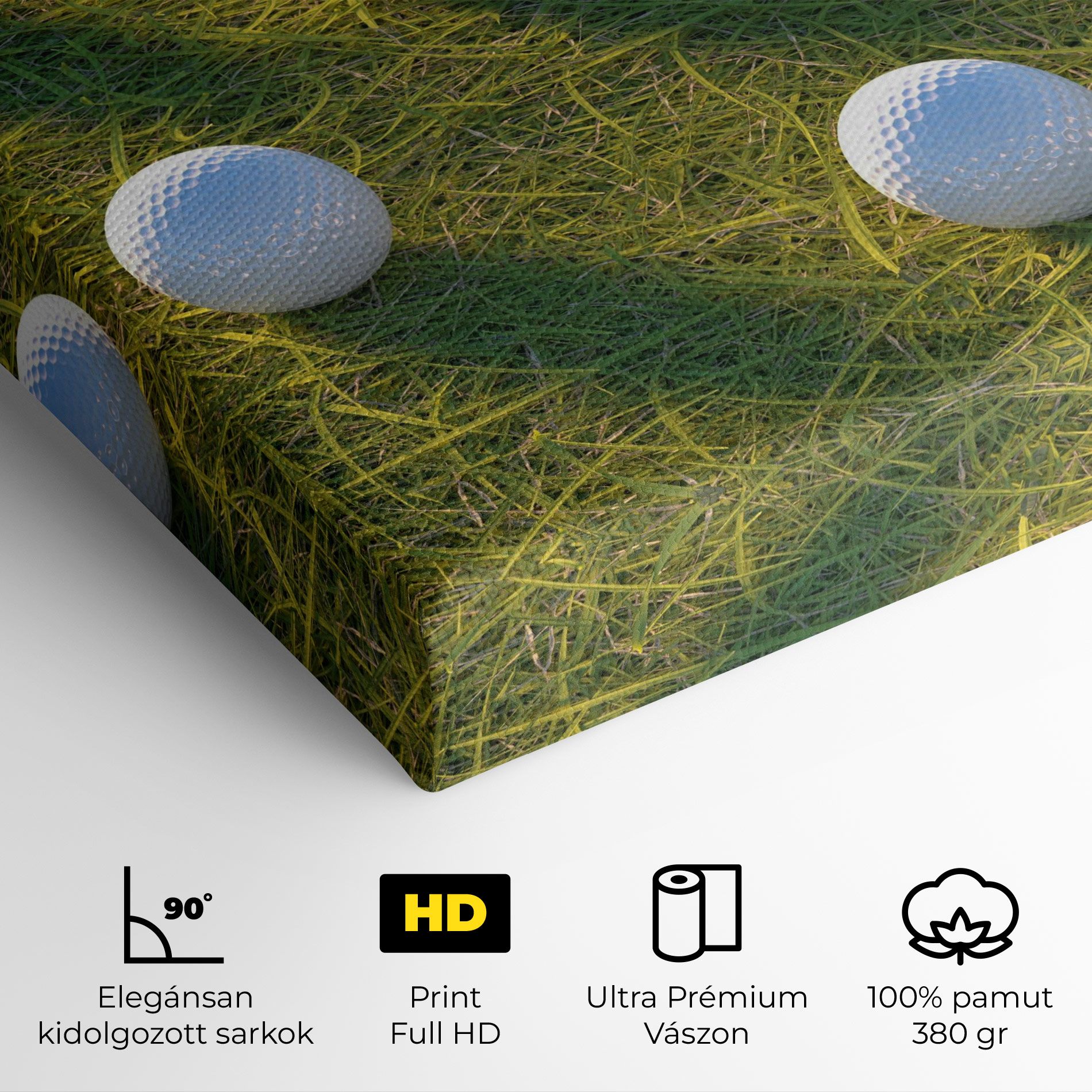 Golf Ball On Grass mockup 4