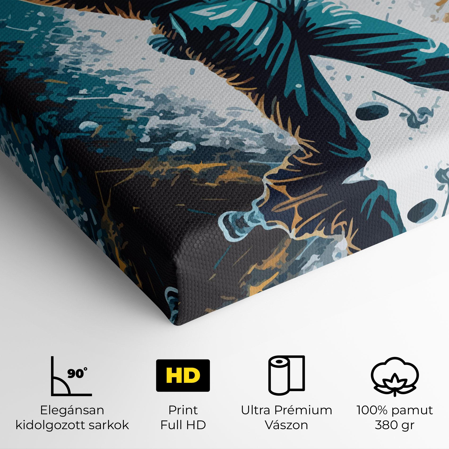 Vászonkép Golf On Grey mockup 4