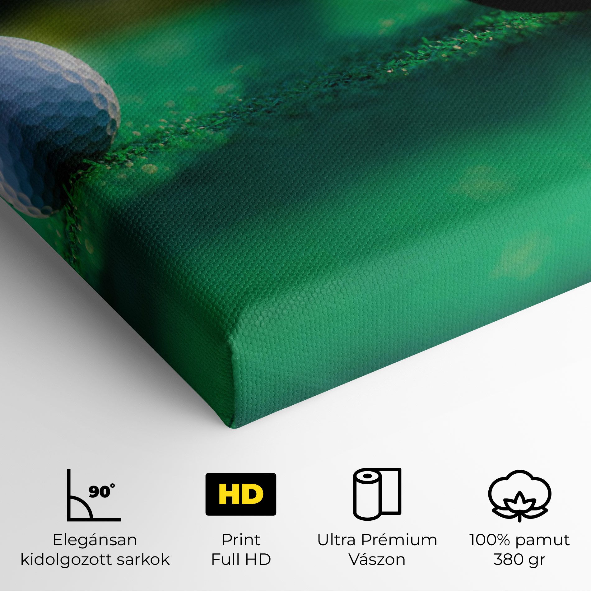 Green Grass Golf Ball mockup 4