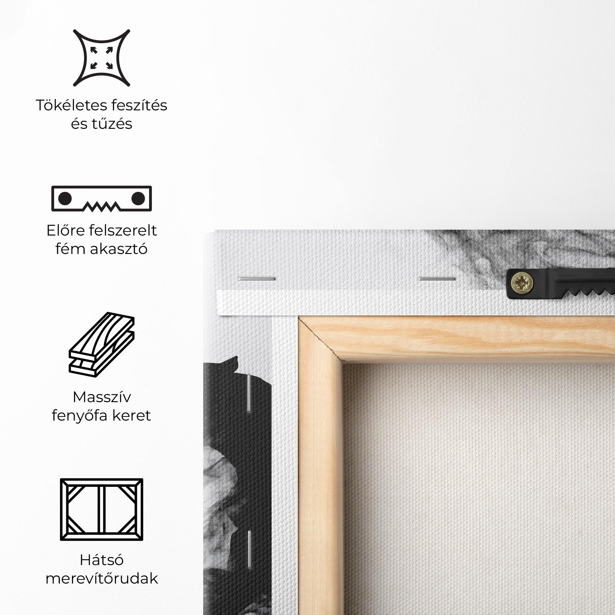 Vászonkép Black Smoke Golf mockup 5