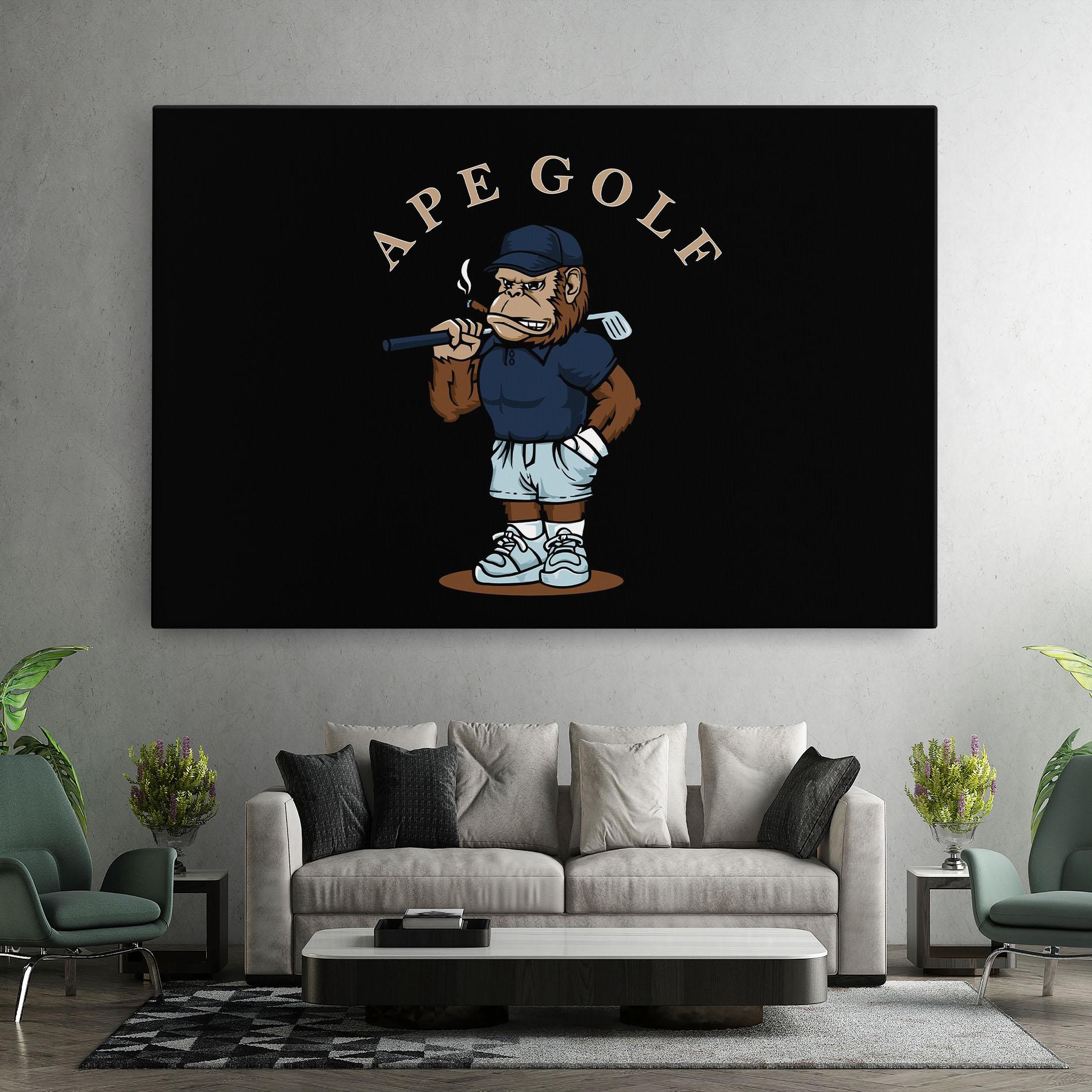 Vászonkép Ape Golf mockup 7