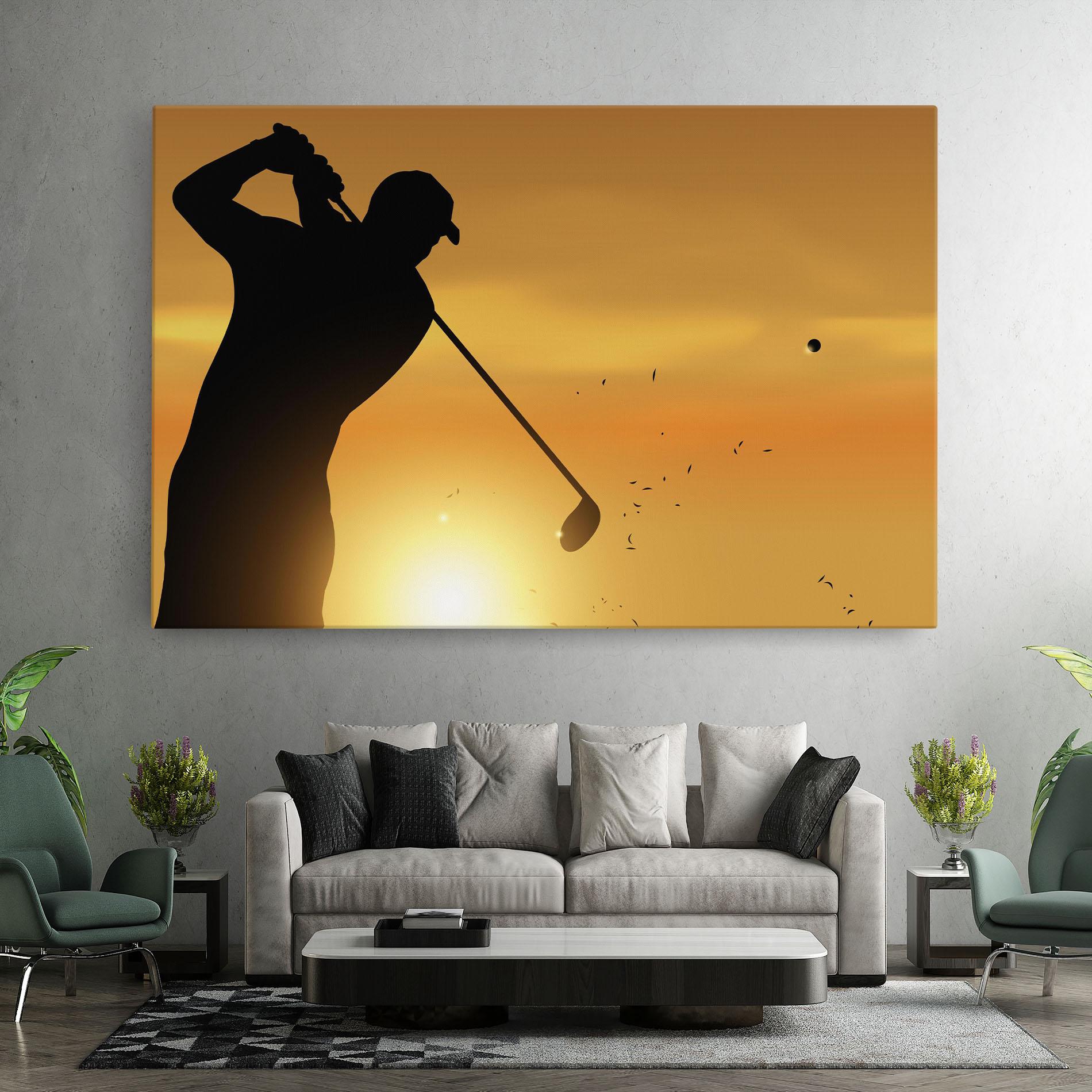 Vászonkép Gold Sunrise mockup 7