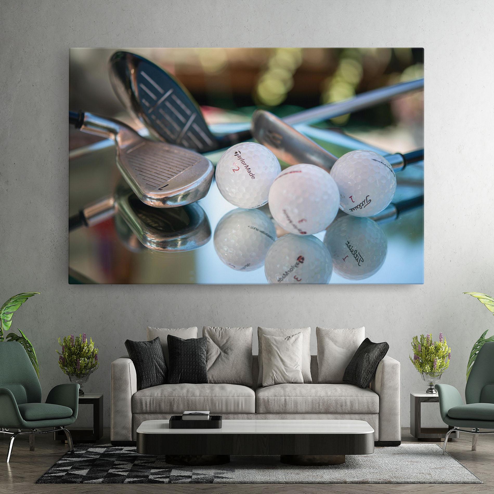 Vászonkép Golf Balls Set mockup 7