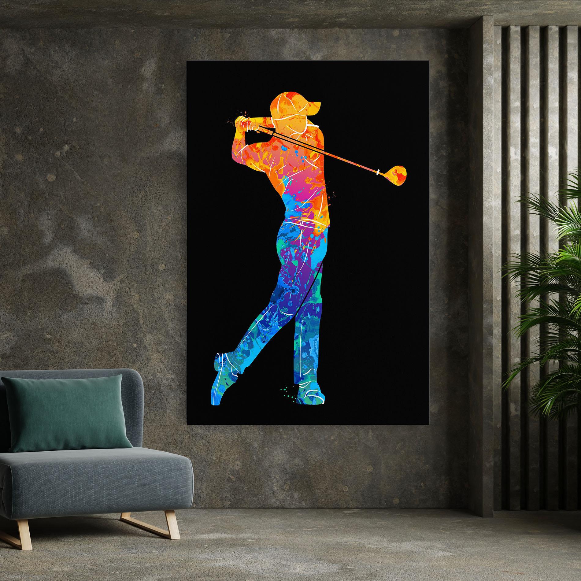 Vászonkép Color Mix Golf mockup 7