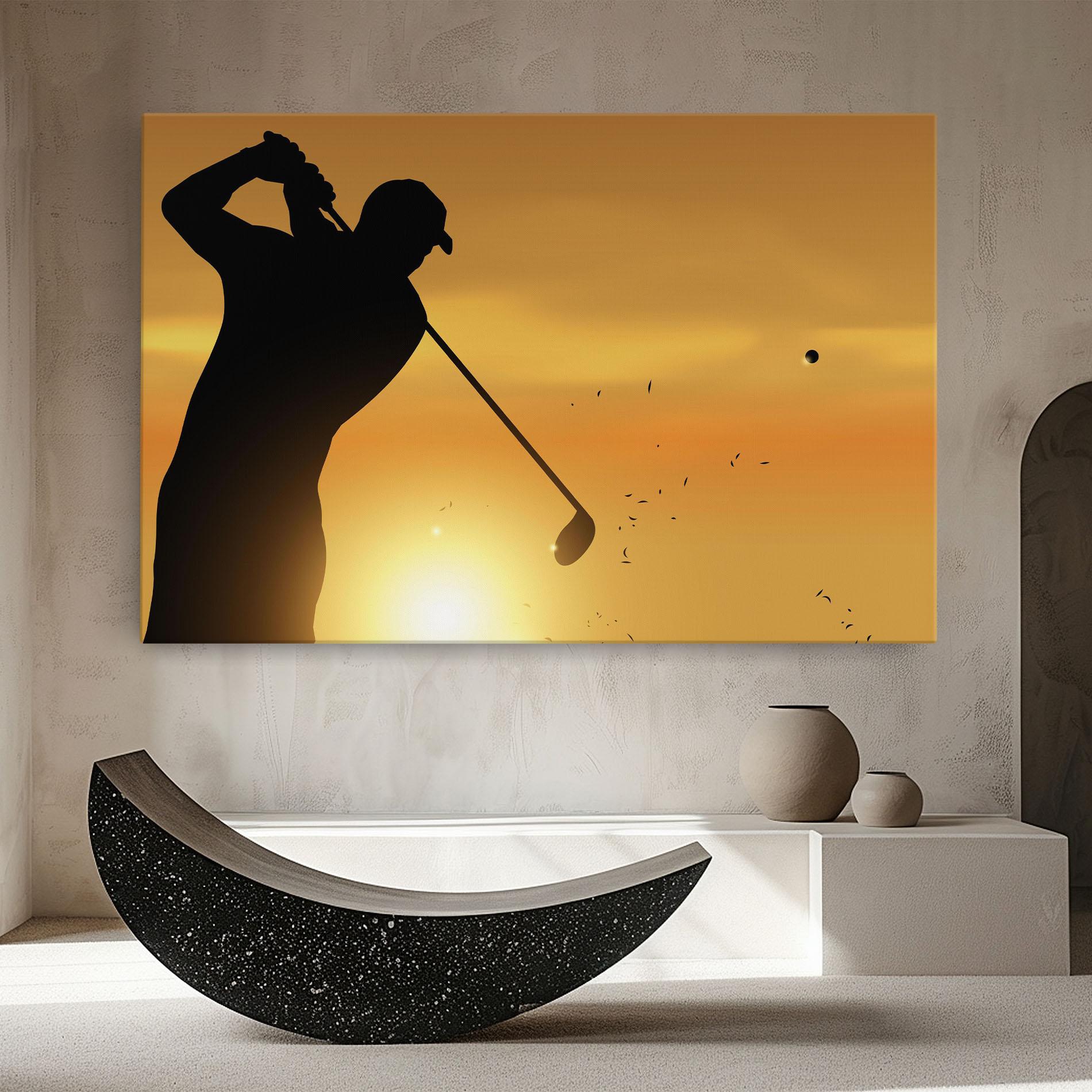 Vászonkép Gold Sunrise mockup 8