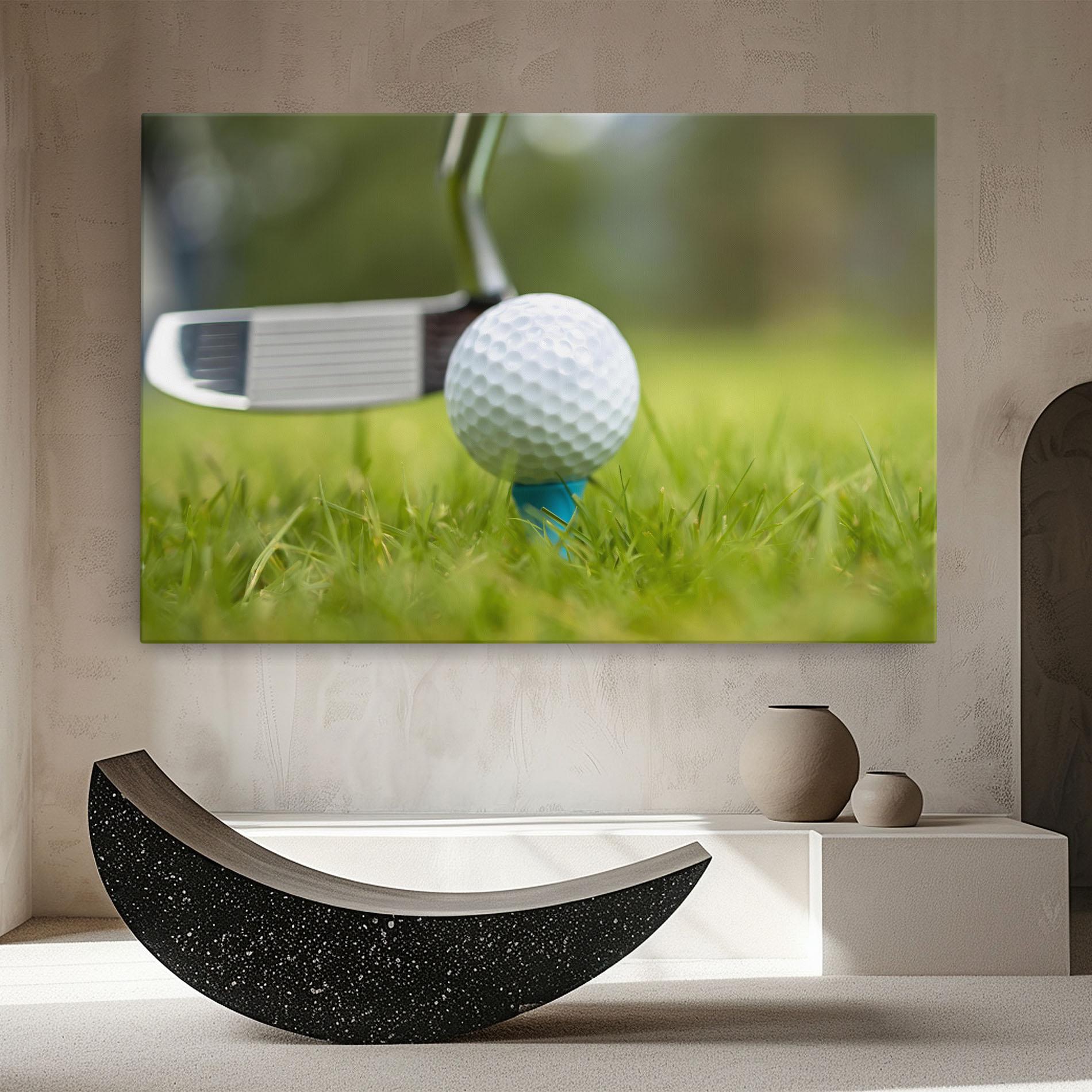 Vászonkép Golf Ball Tee mockup 8