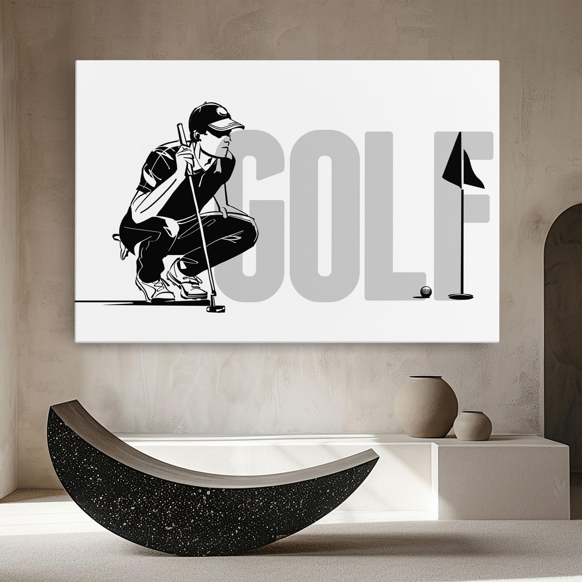 Vászonkép Golf mockup 8