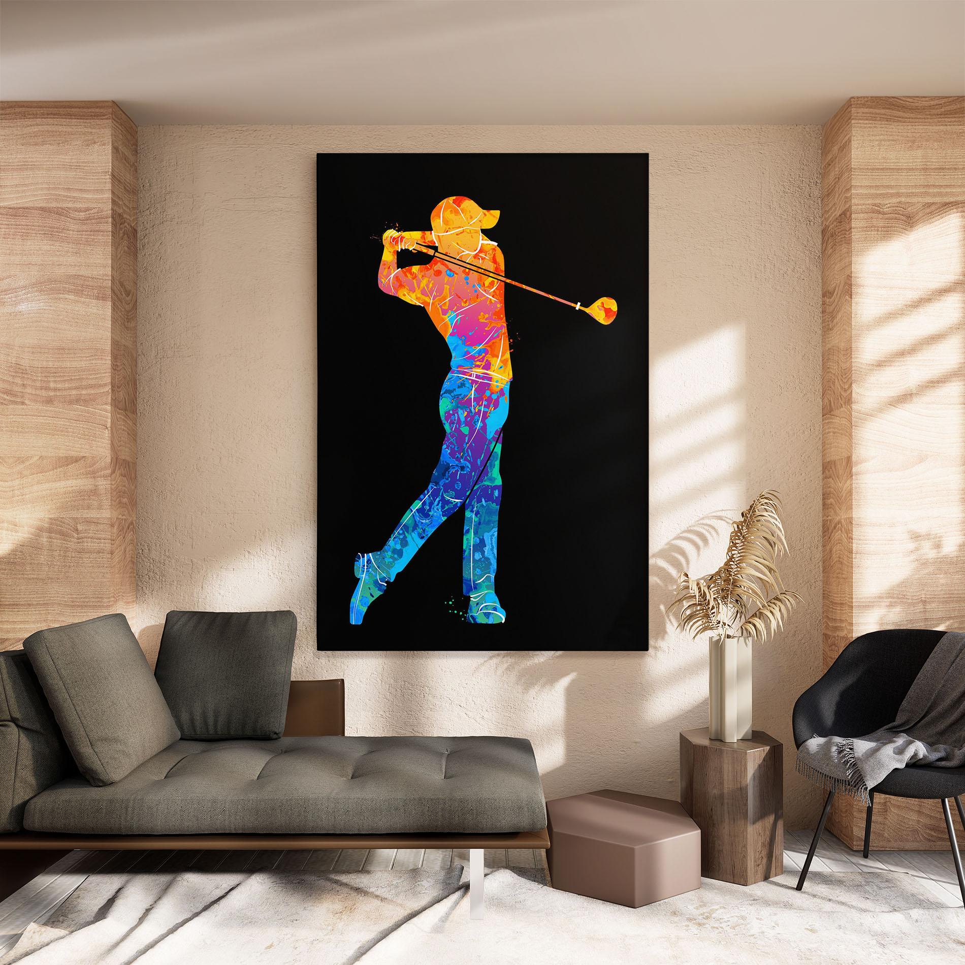 Vászonkép Color Mix Golf mockup 8