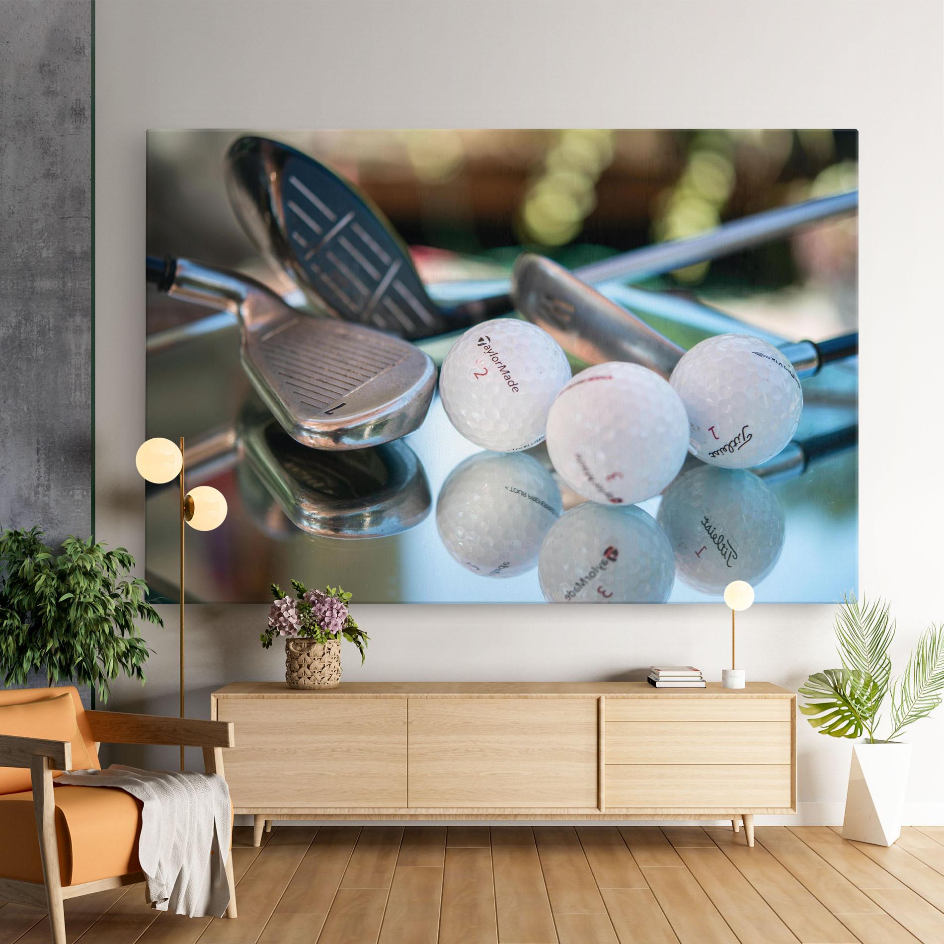 Vászonkép Golf Balls Set mockup 9