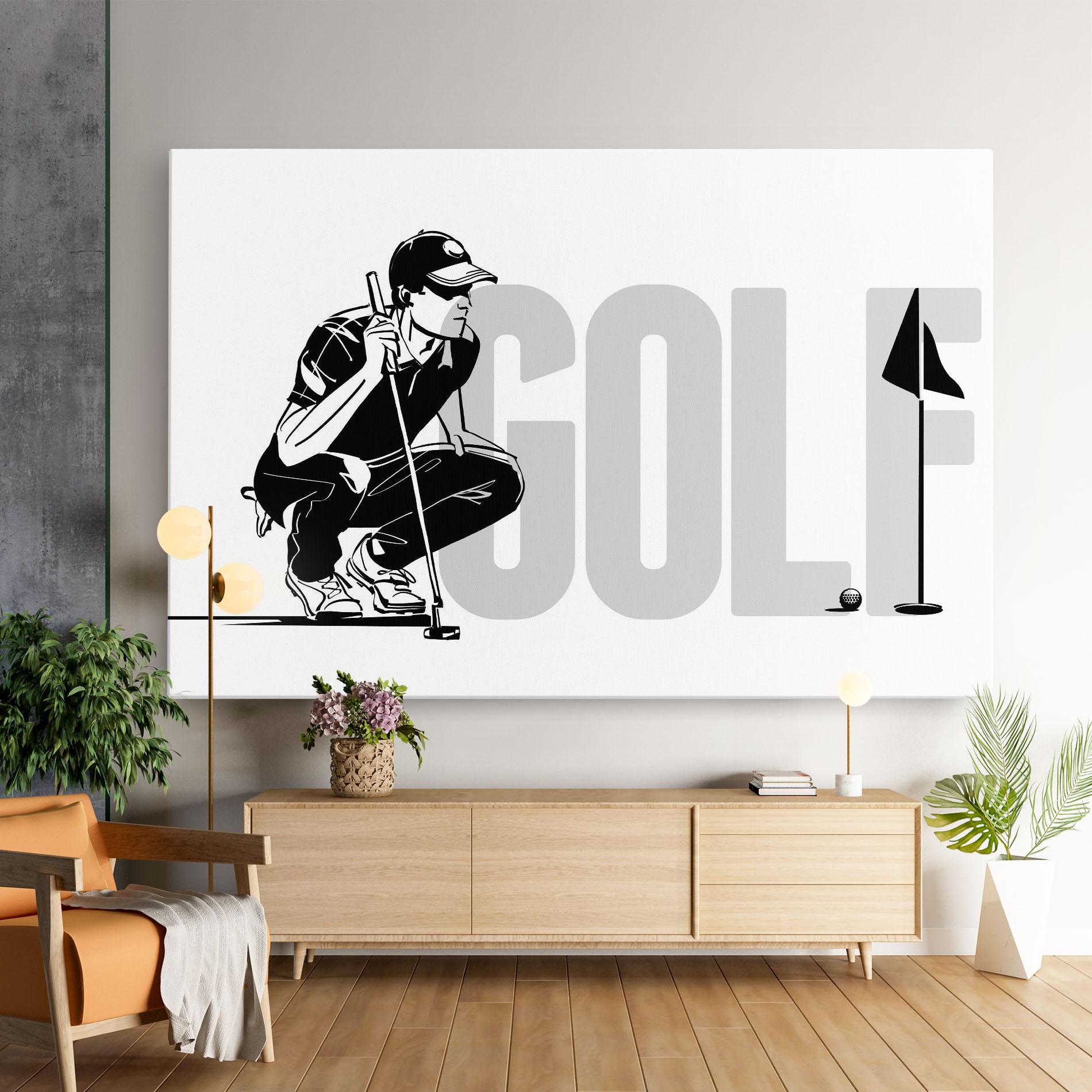 Vászonkép Golf mockup 9