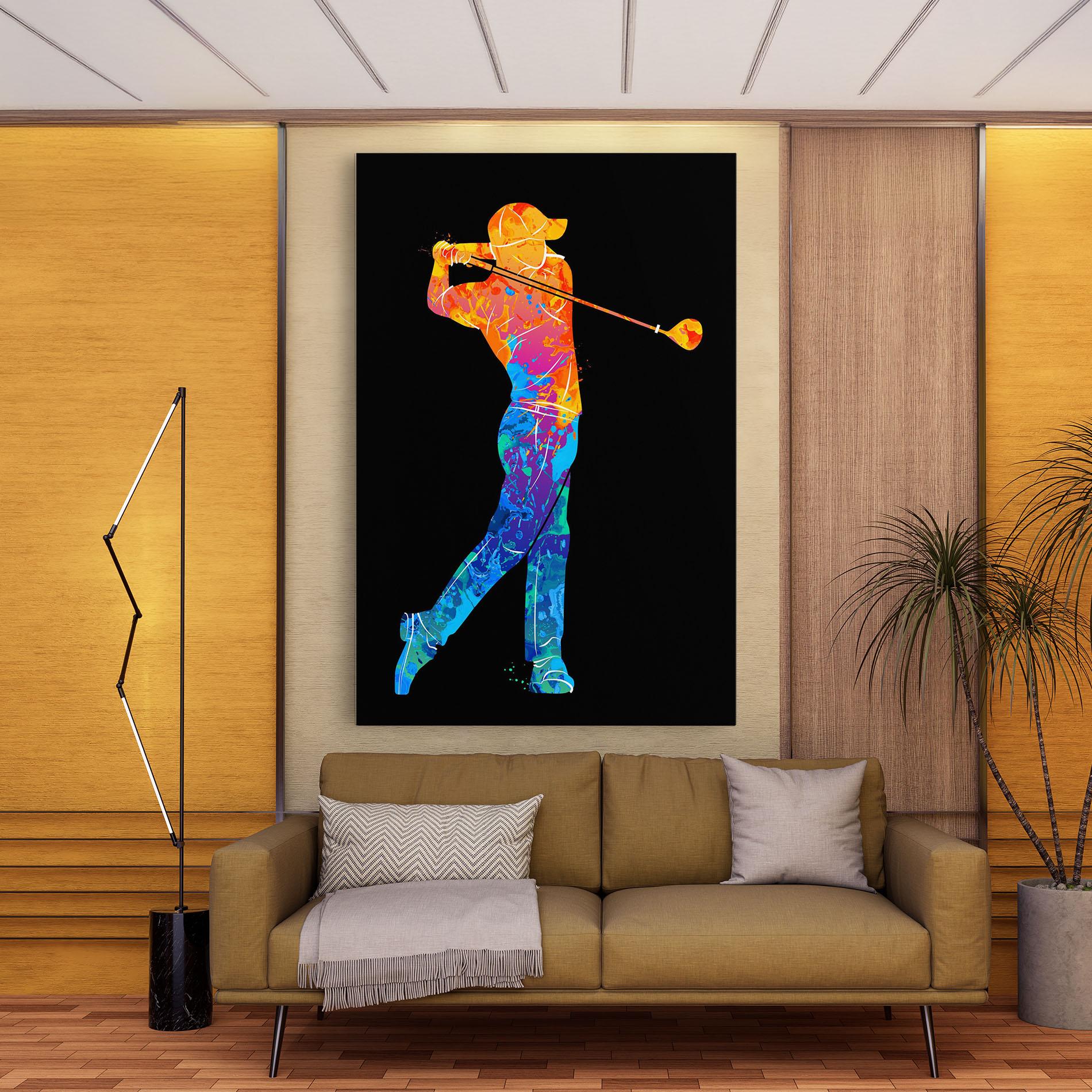 Vászonkép Color Mix Golf mockup 9