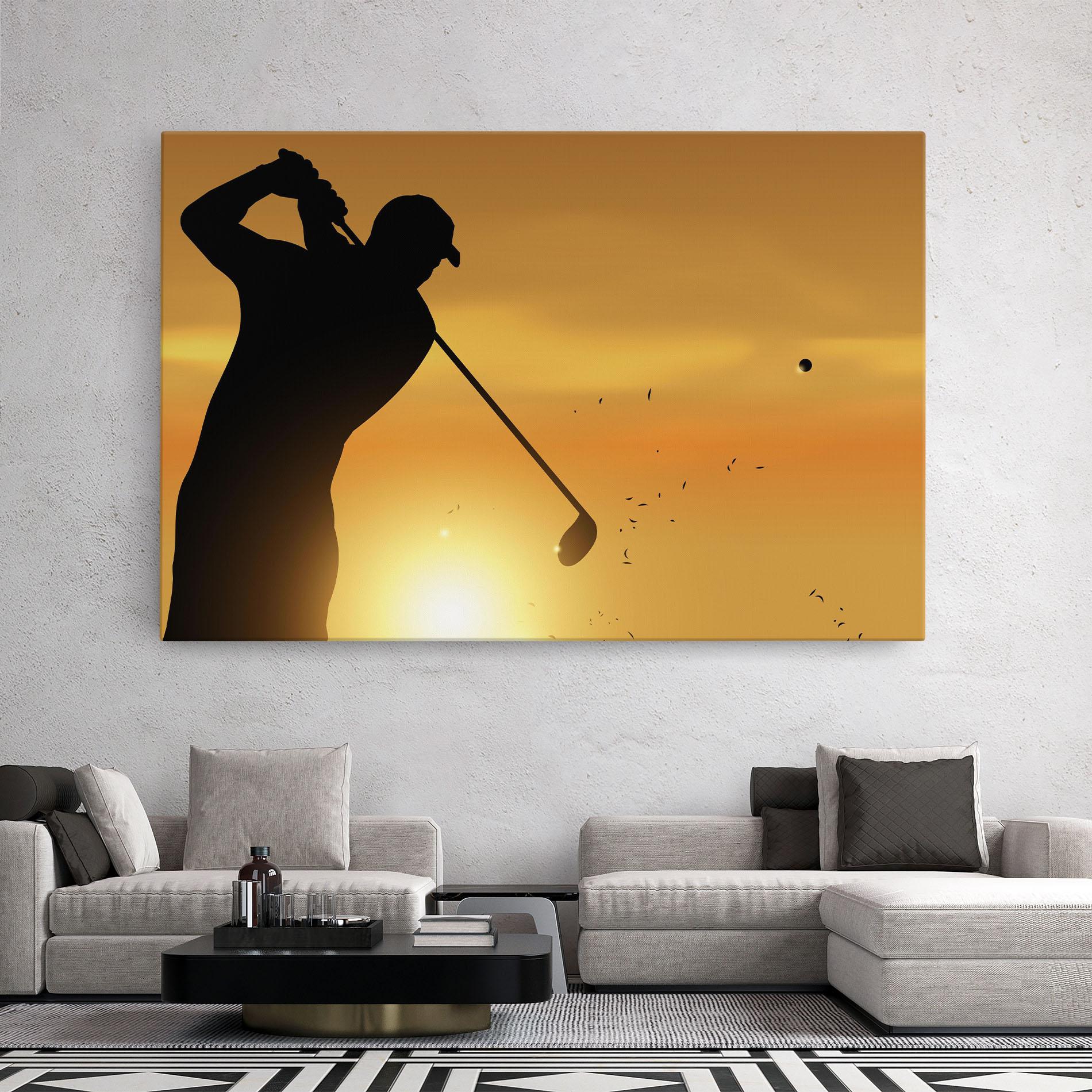 Vászonkép Gold Sunrise mockup 2