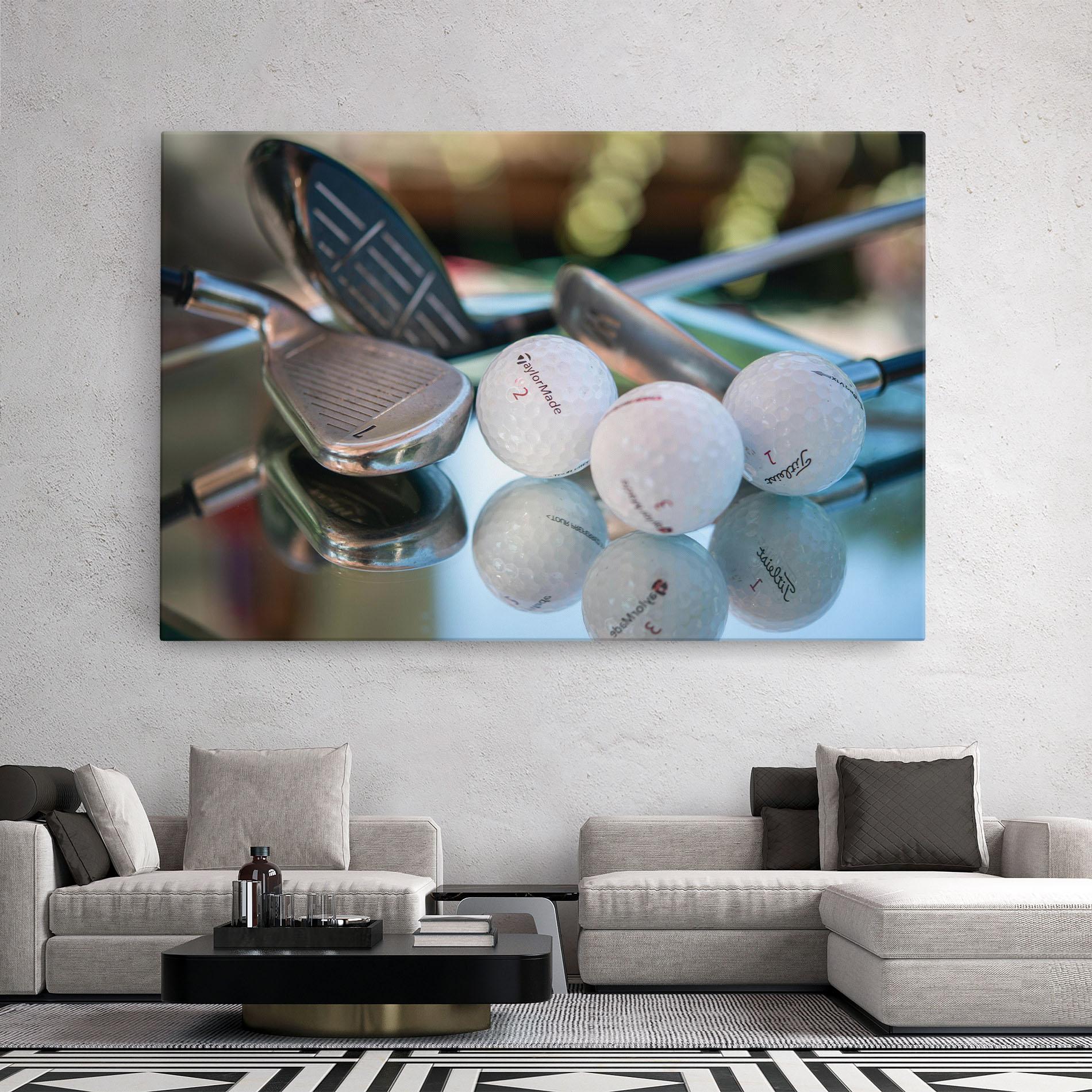 Vászonkép Golf Balls Set mockup 2