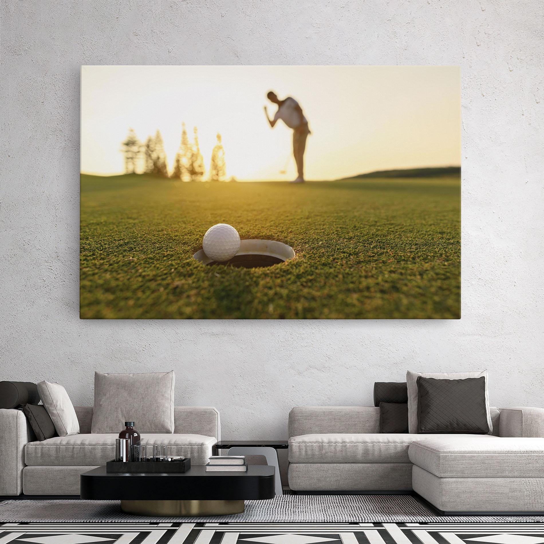 Vászonkép Golfer Concept mockup 2
