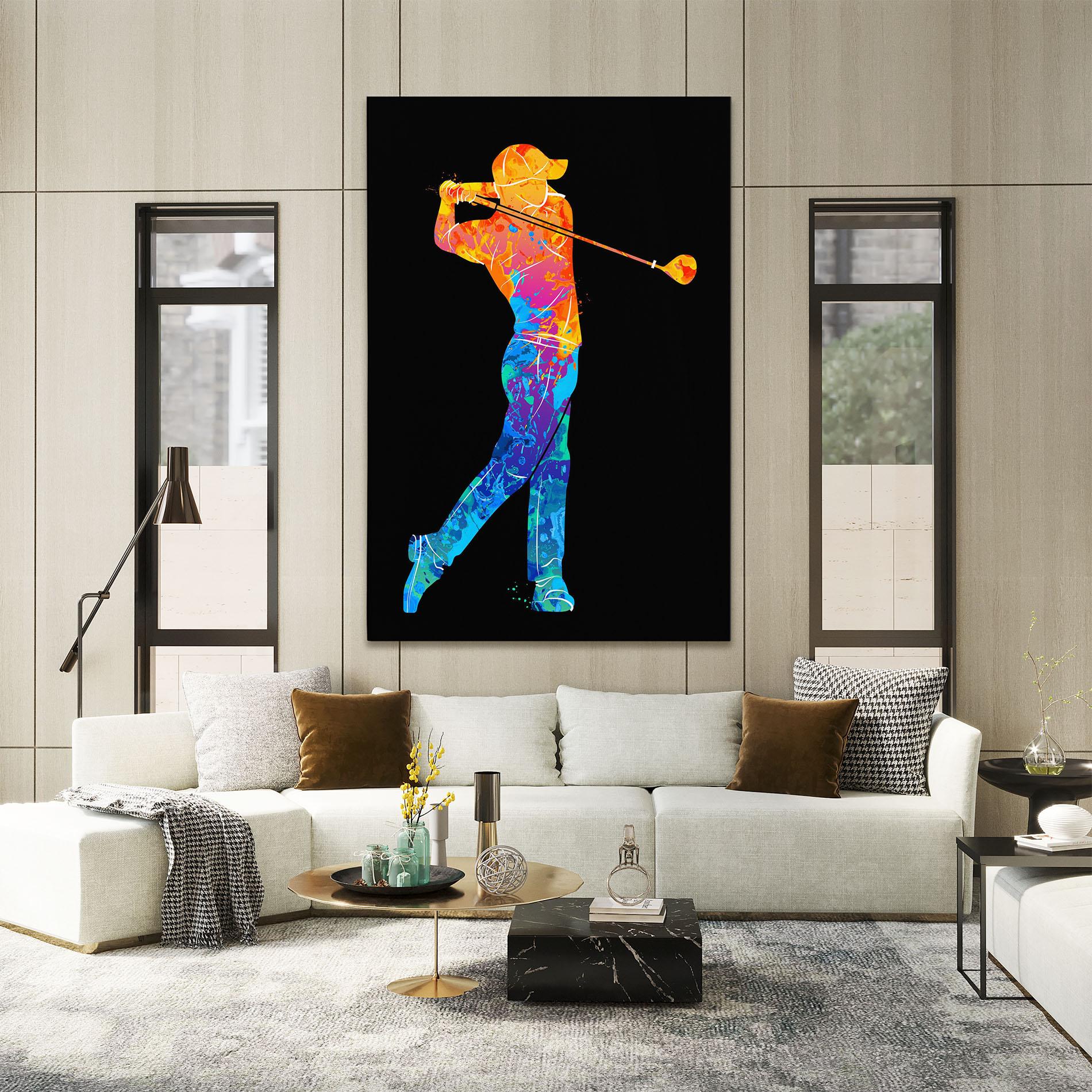 Vászonkép Color Mix Golf mockup 2