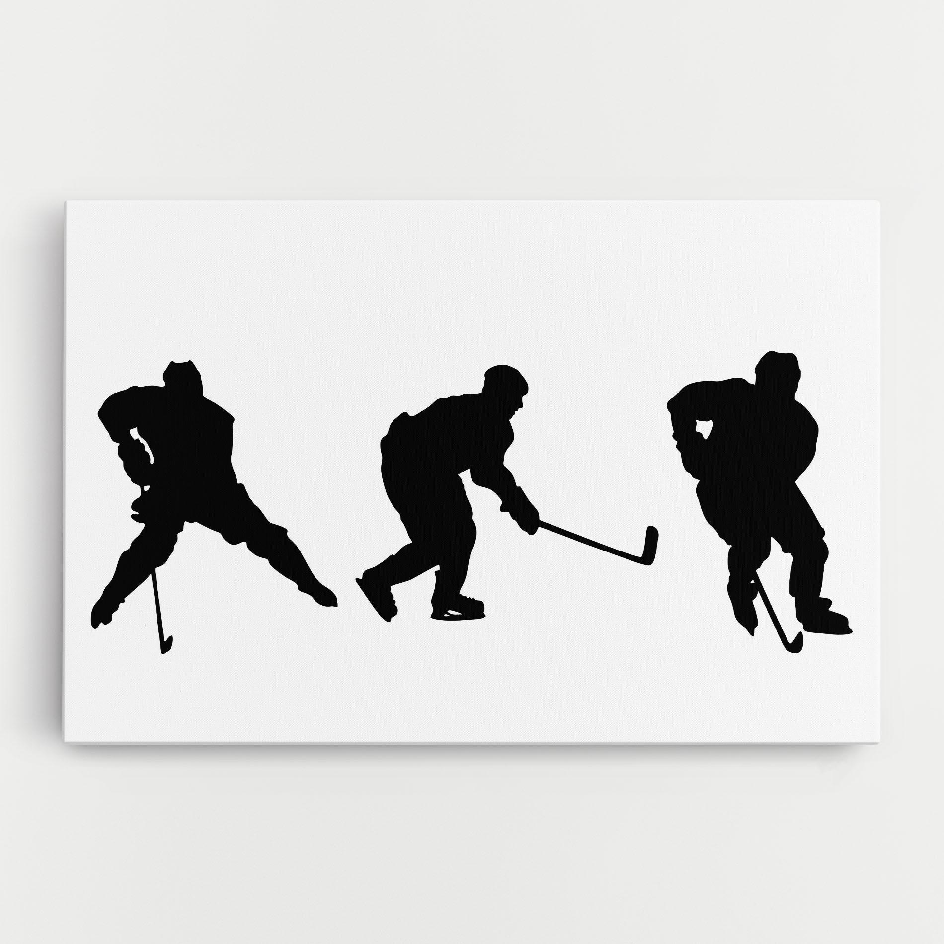 Vászonkép Hockey Pose mockup 0