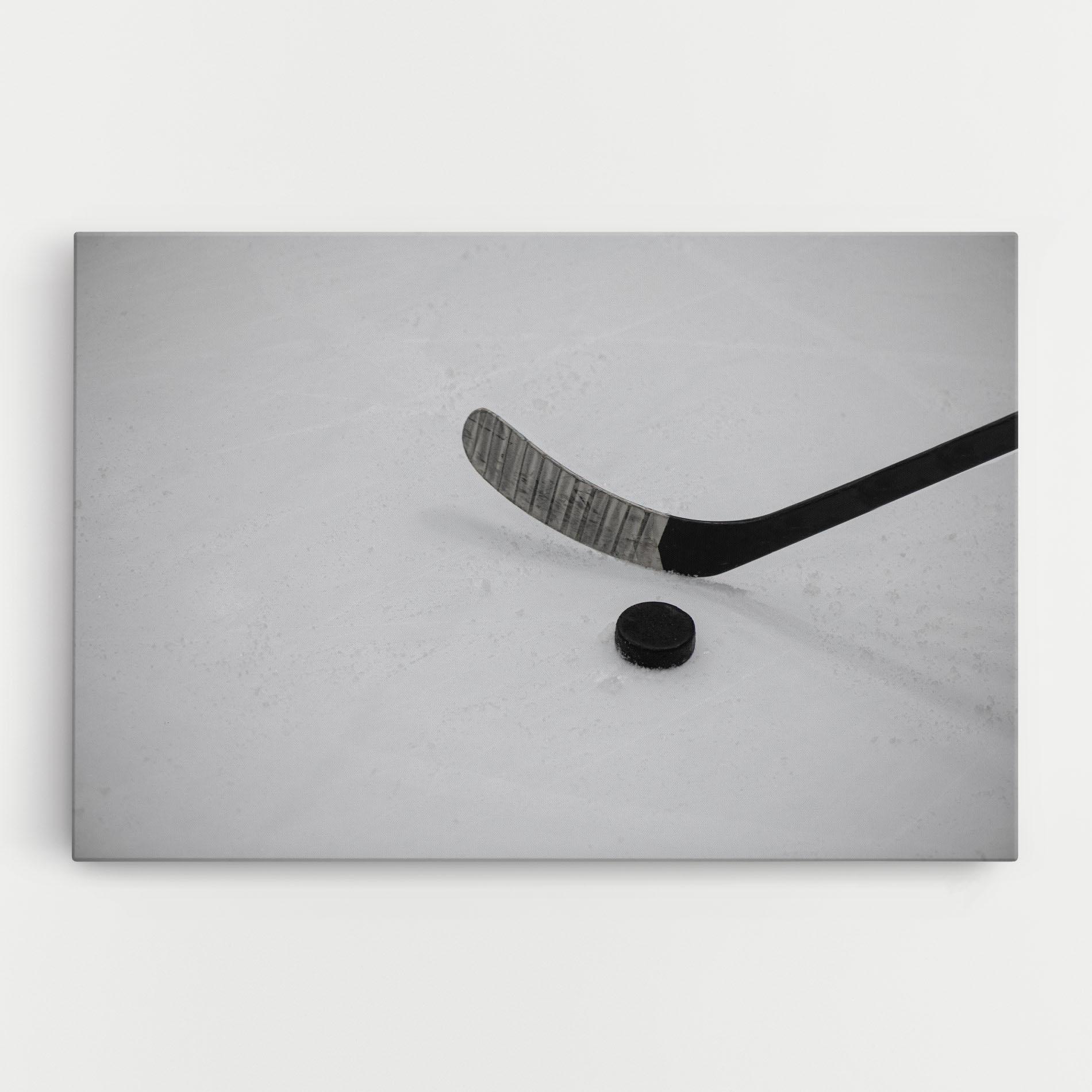 Vászonkép Hockey Puck mockup 0