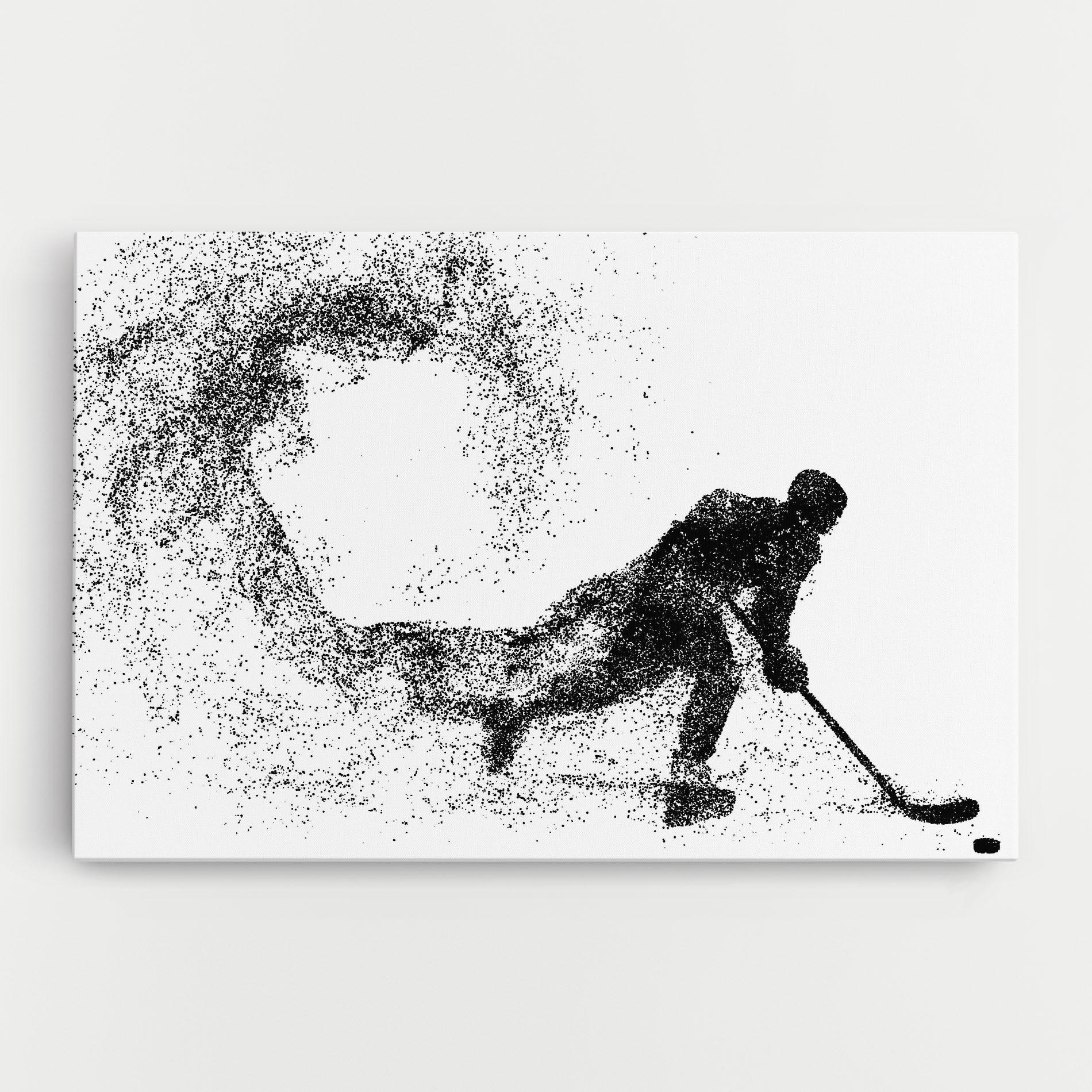 Vászonkép Playing Hockey mockup 0