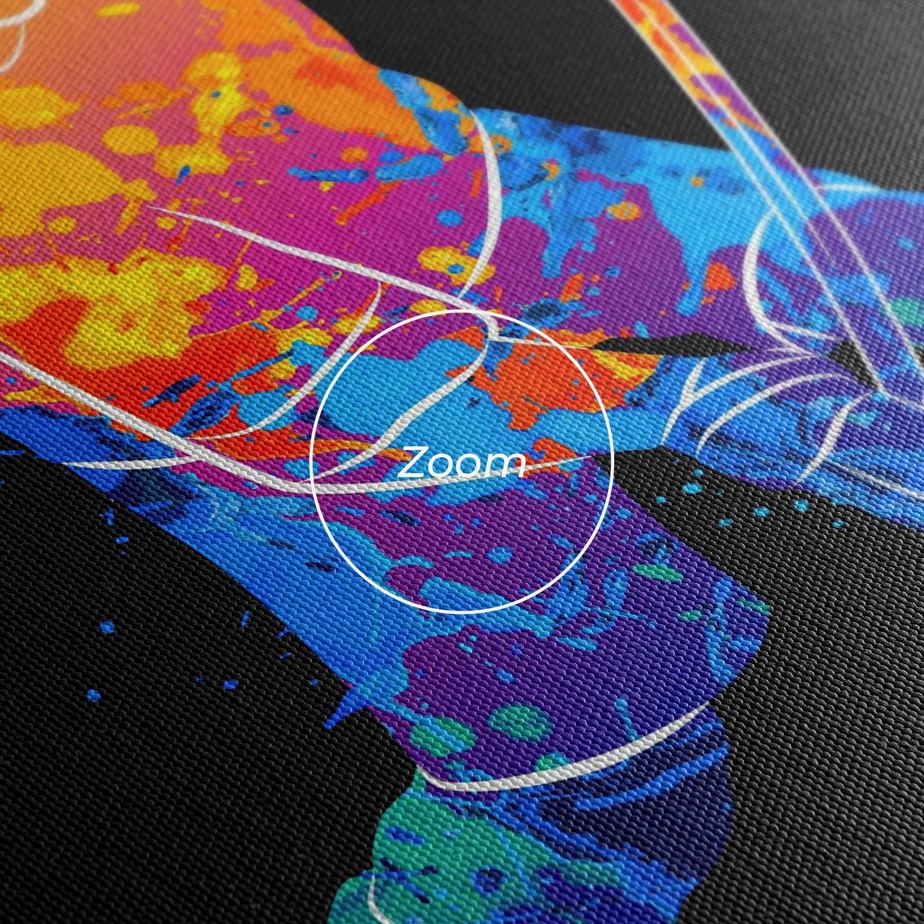 Vászonkép Color Mix Hockey mockup 3