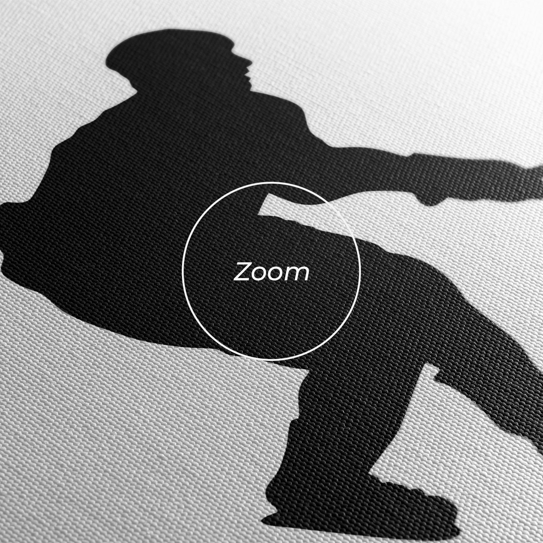 Vászonkép Hockey Pose mockup 3