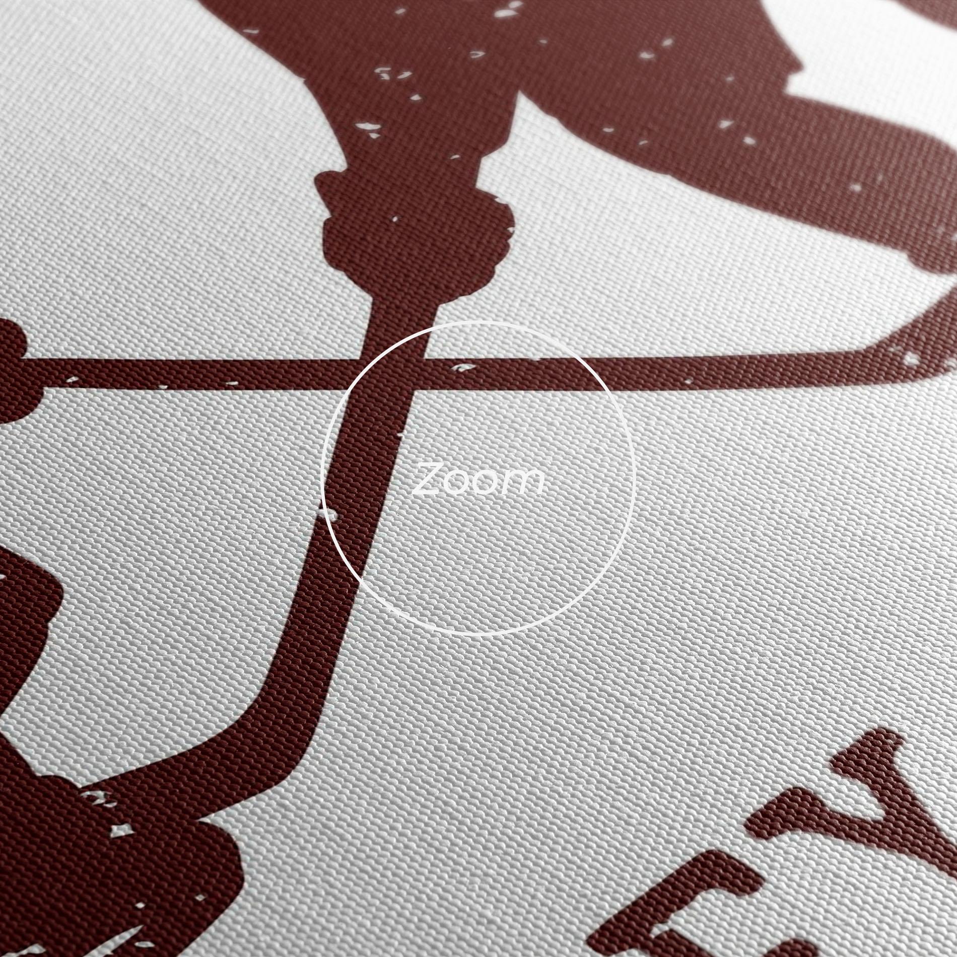 Vászonkép Hockey Walk mockup 3