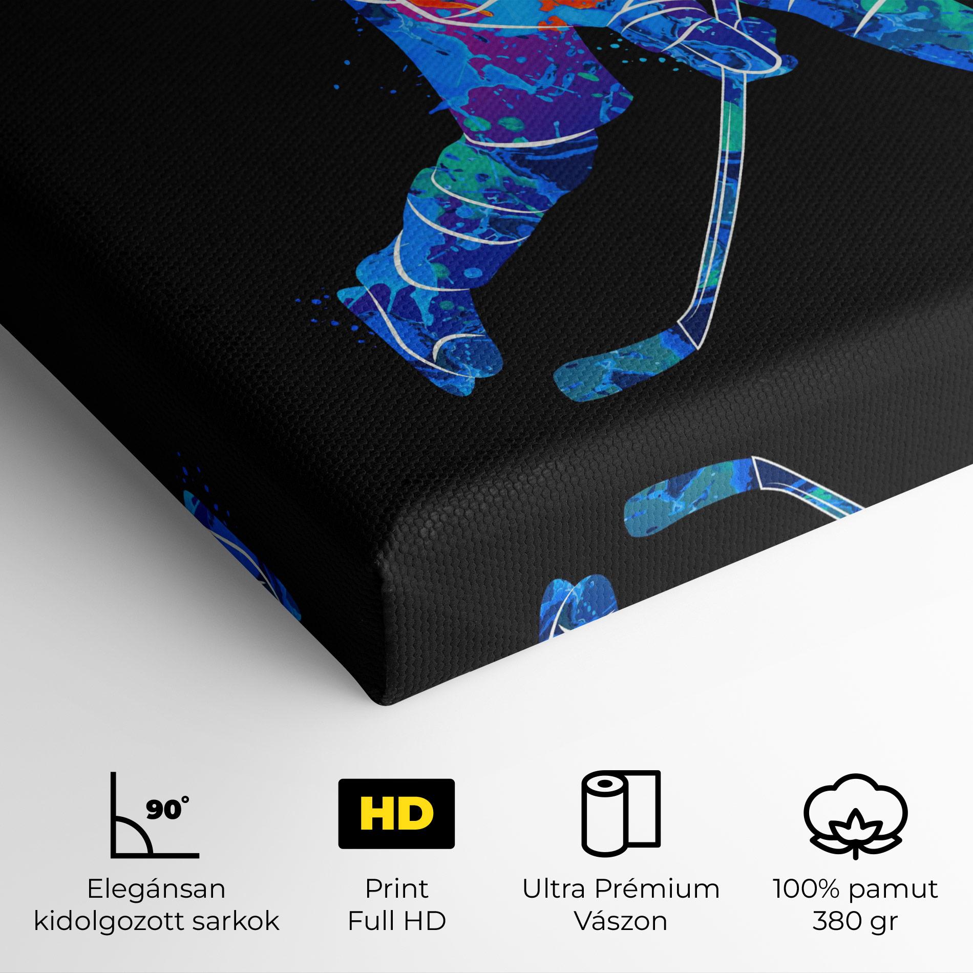 Vászonkép Color Mix Hockey mockup 4