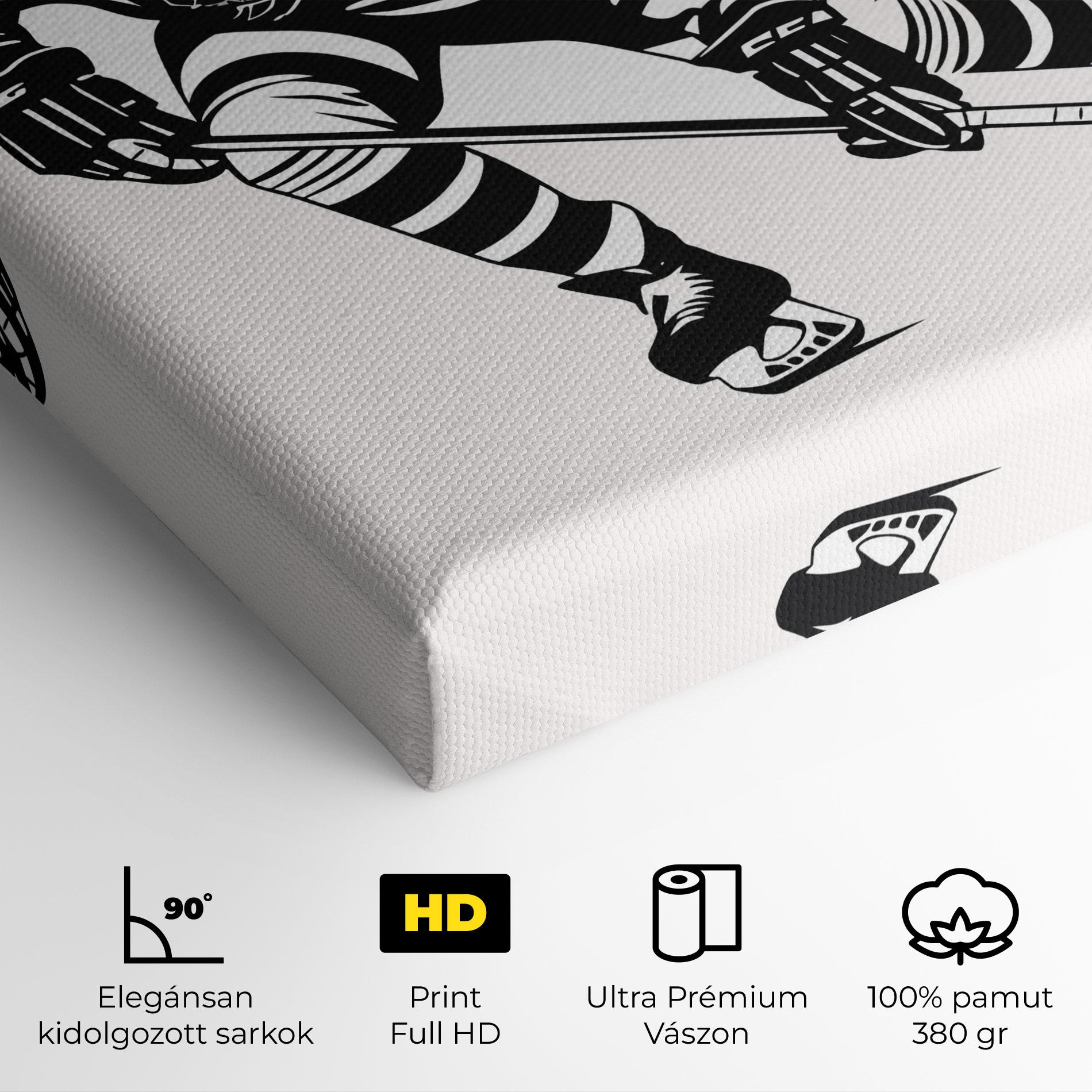 Vászonkép Hockey Player mockup 4