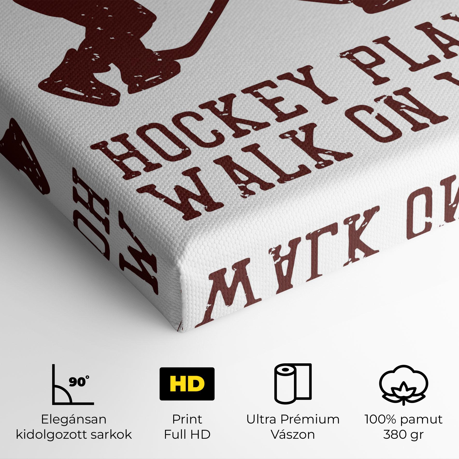 Vászonkép Hockey Walk mockup 4