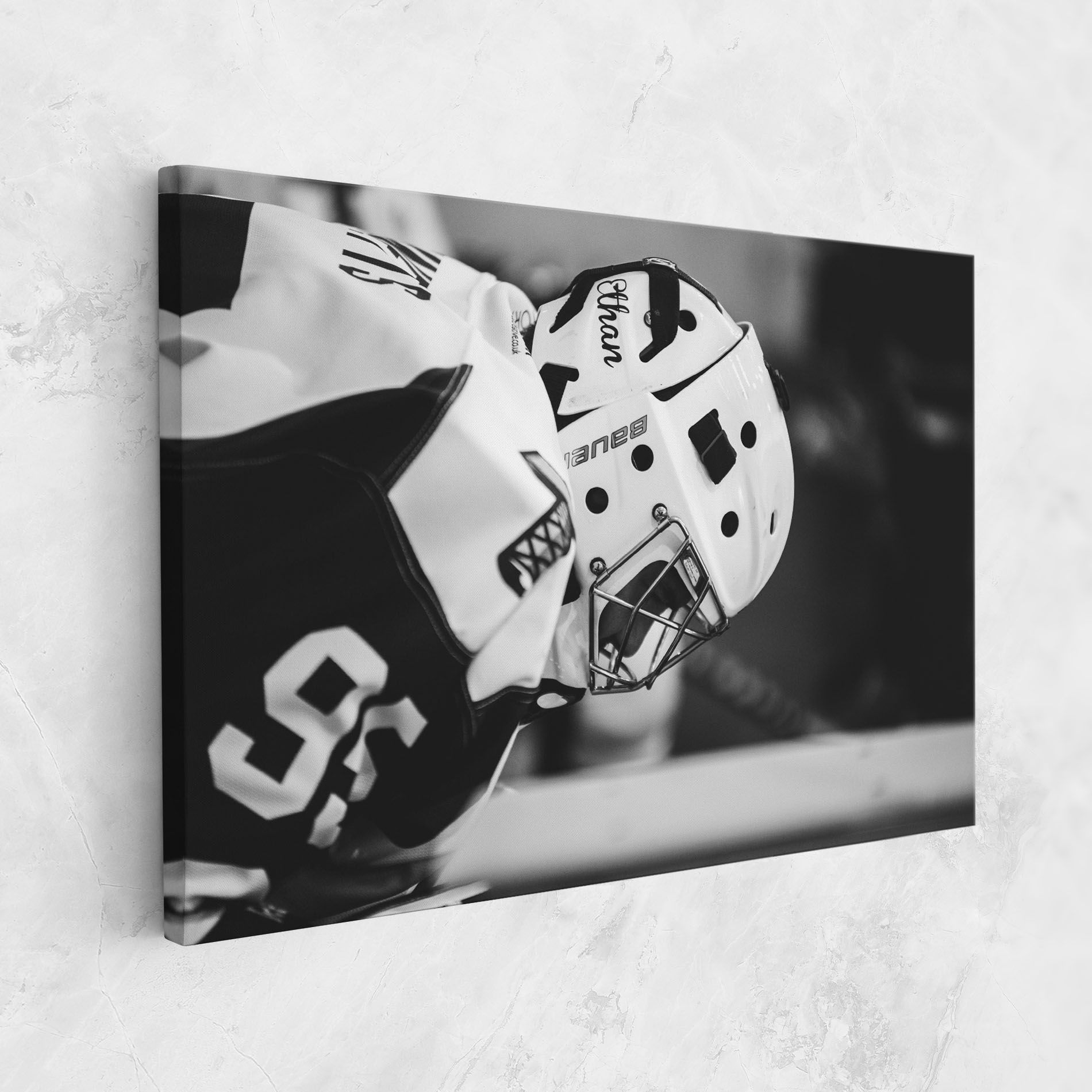Black White Hockey mockup 1