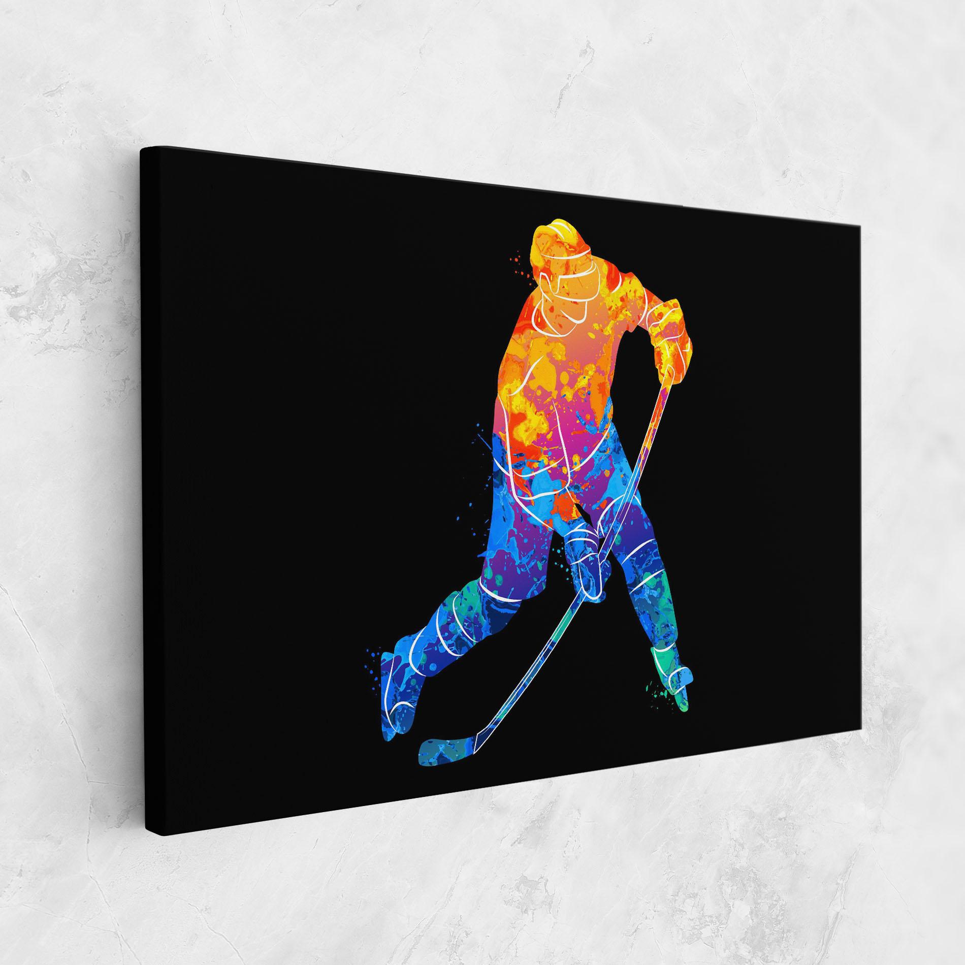 Vászonkép Color Mix Hockey mockup 1