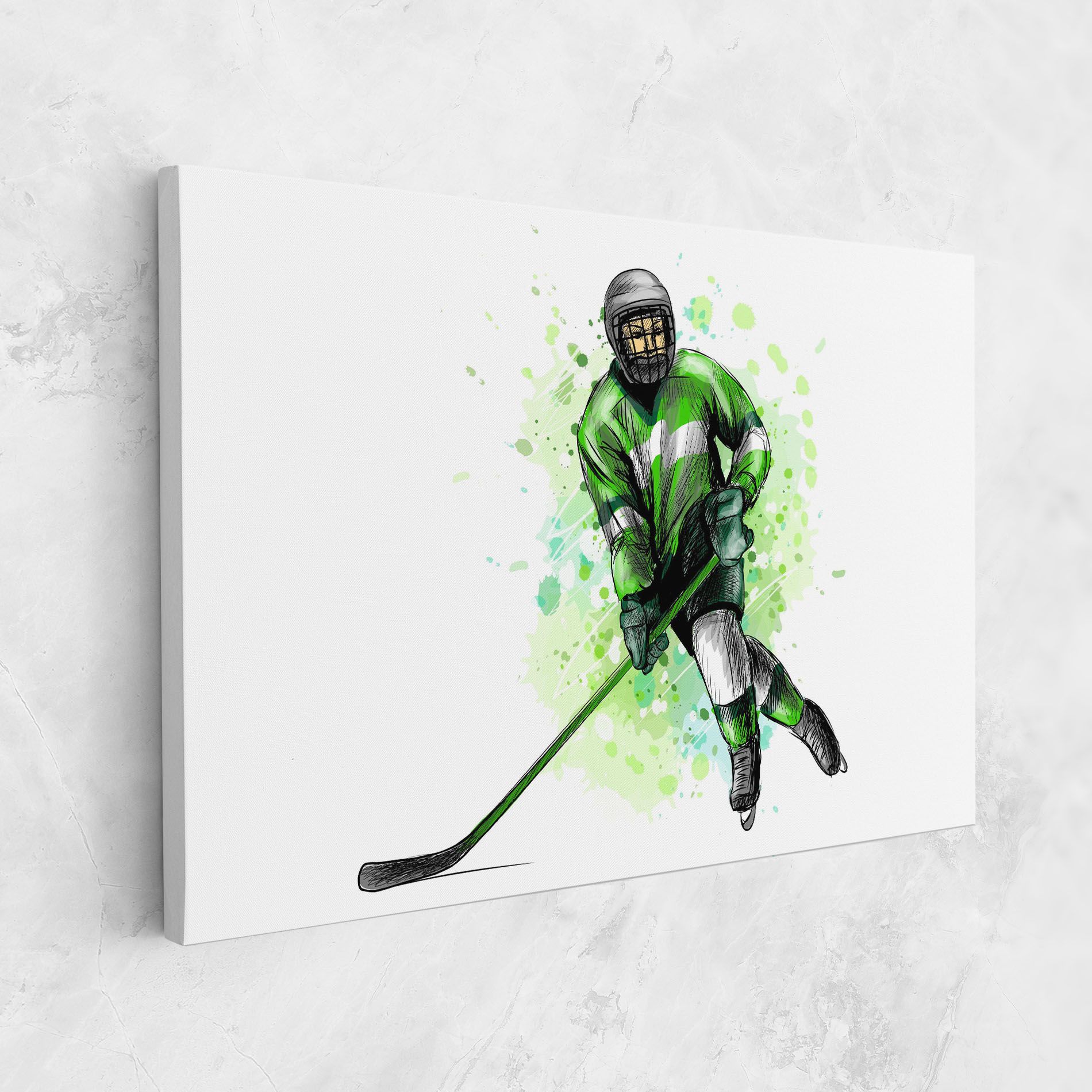 Green Hockey mockup 1