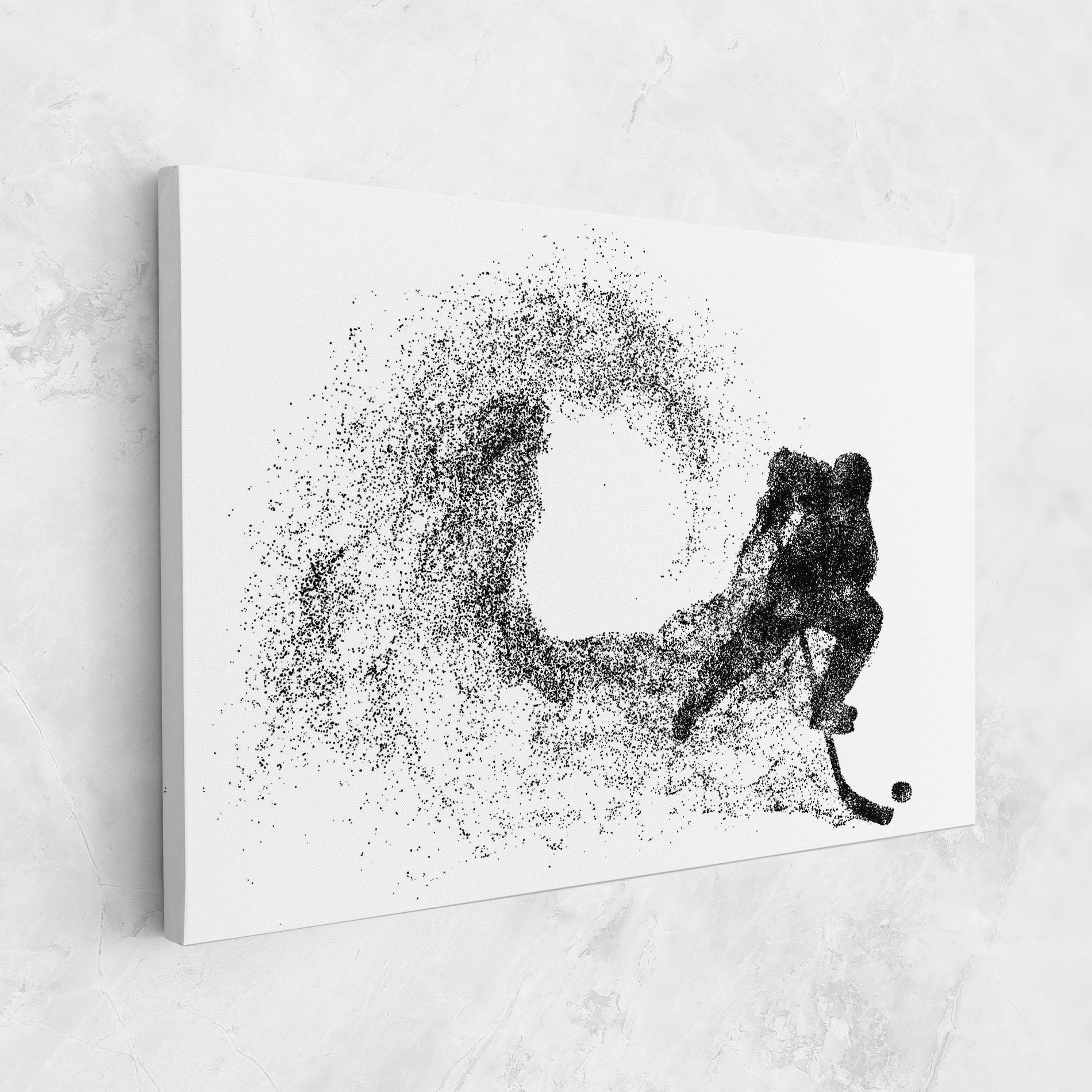 Vászonkép Hockey Playing mockup 1