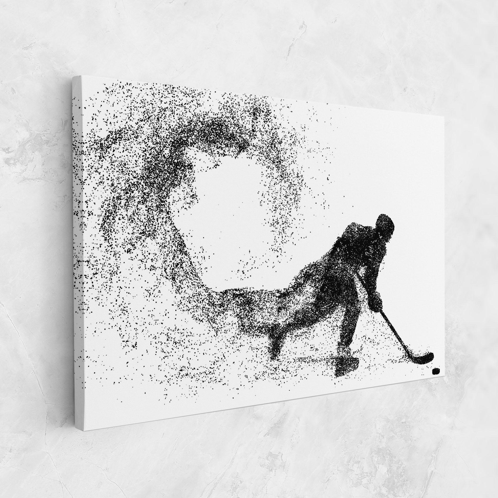 Vászonkép Playing Hockey mockup 1