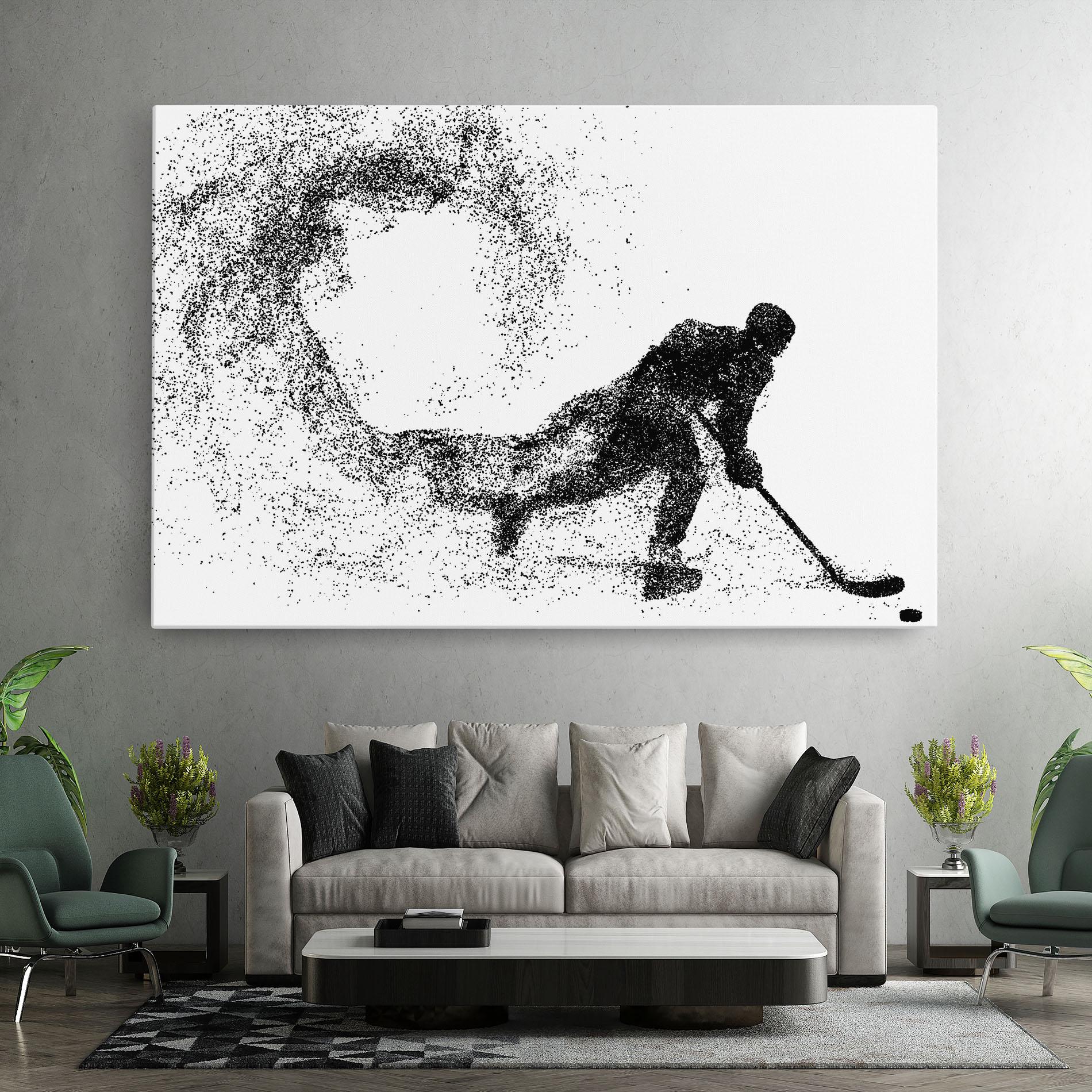 Vászonkép Playing Hockey mockup 7