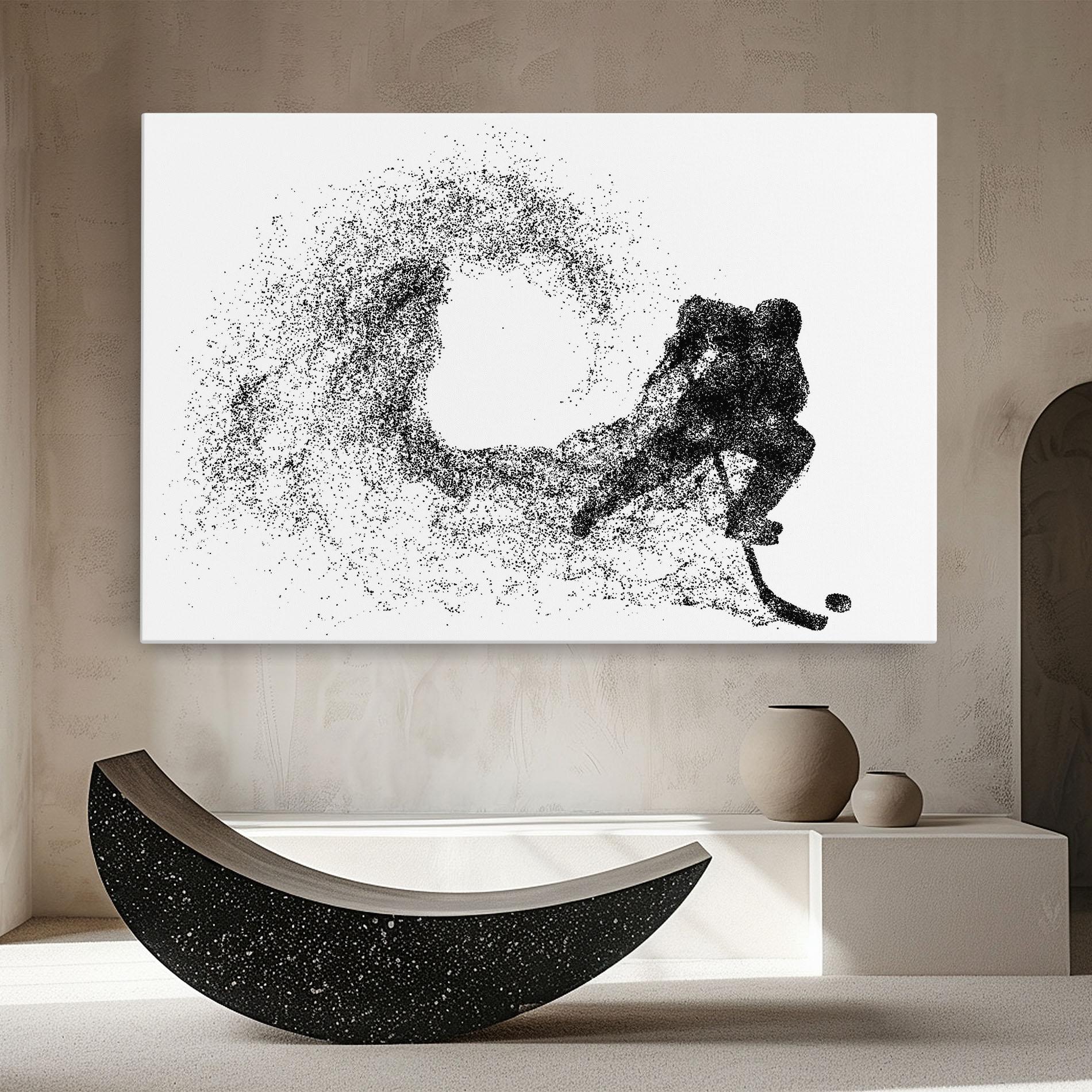 Vászonkép Hockey Playing mockup 8